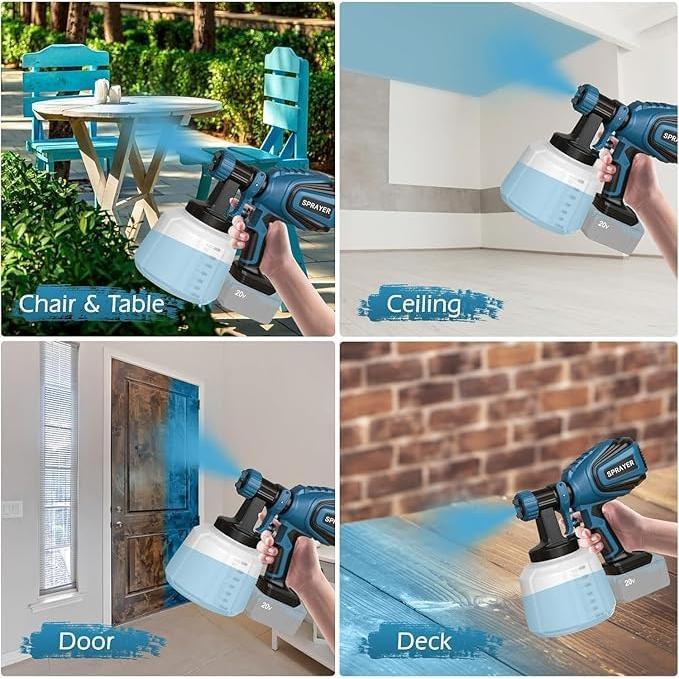 Pulverizador de pintura inalámbrico MirrorZone CN-8 1400ml