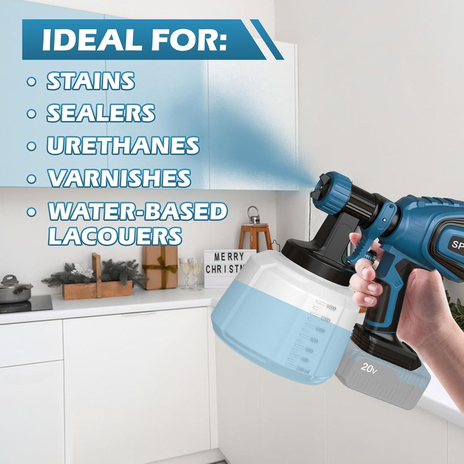 Pulverizador de pintura inalámbrico MirrorZone CN-8 1400ml