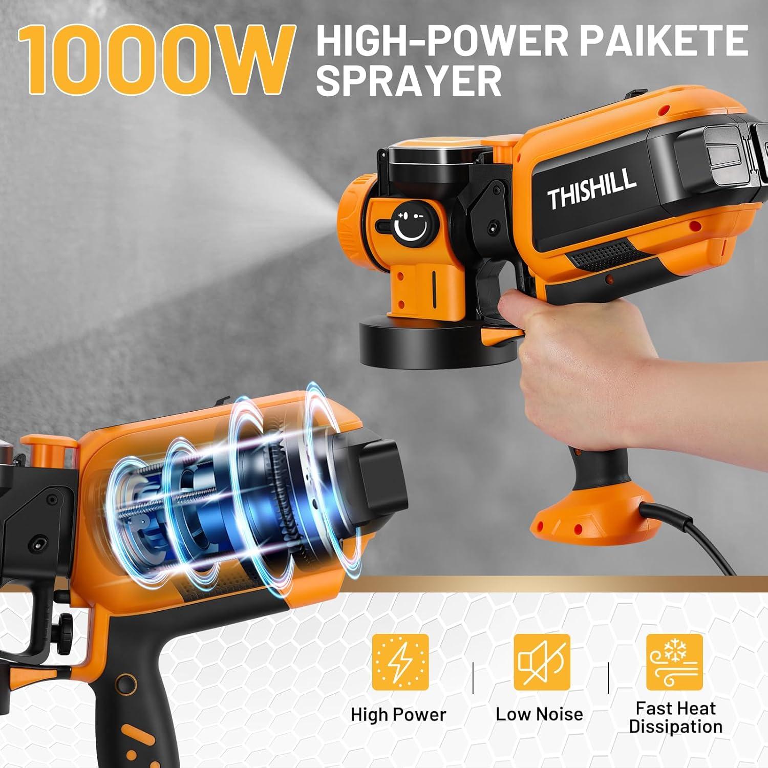 Pistola de Pintura Eléctrica This Hill 1000W 1500ML