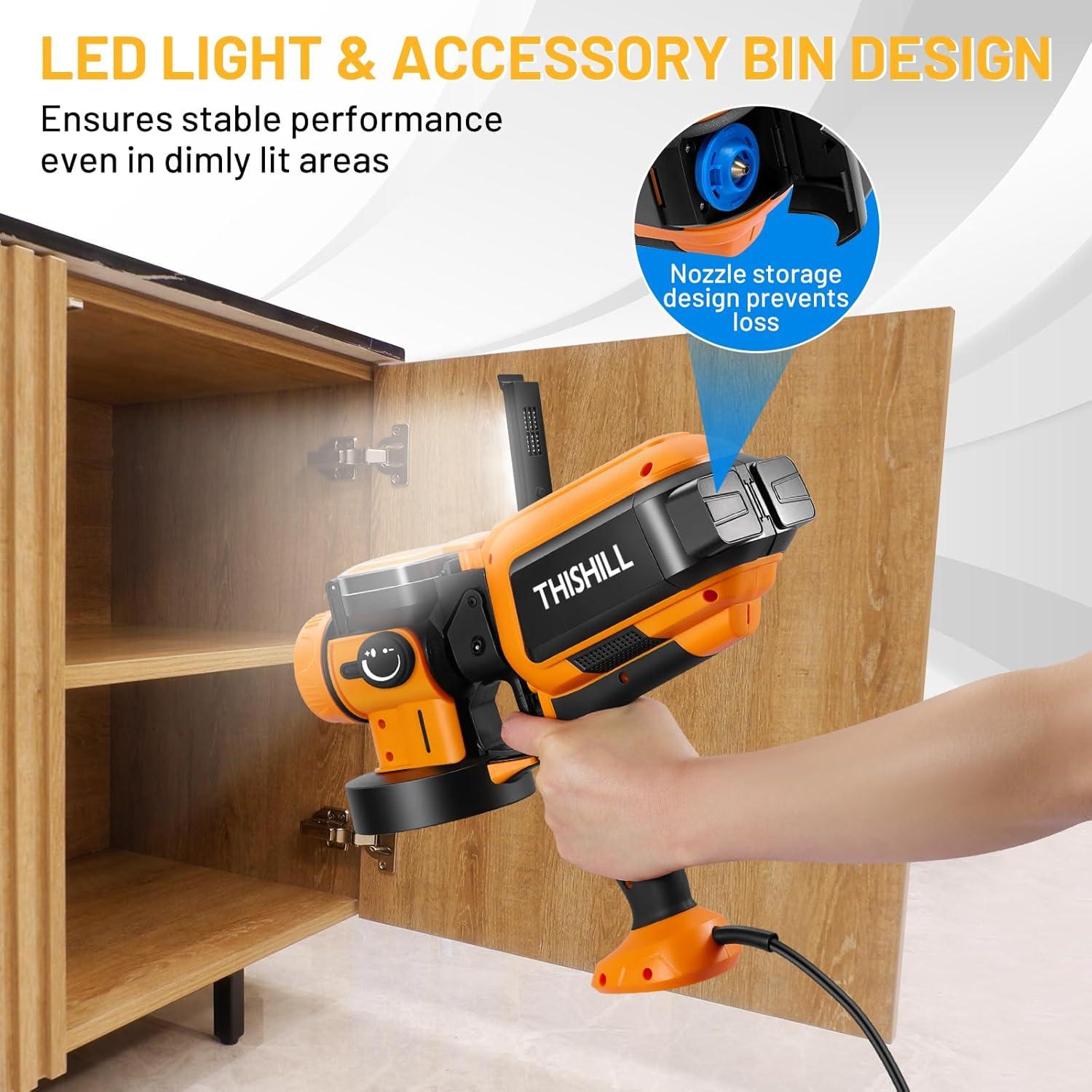 Pistola de Pintura Eléctrica This Hill 1000W 1500ML