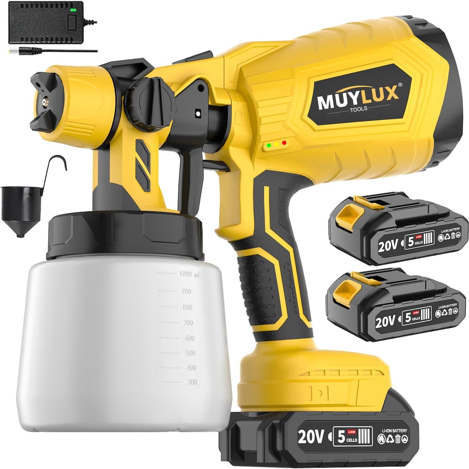 Pulverizador de pintura inalámbrico Muylux CPS-202B-MY 800W