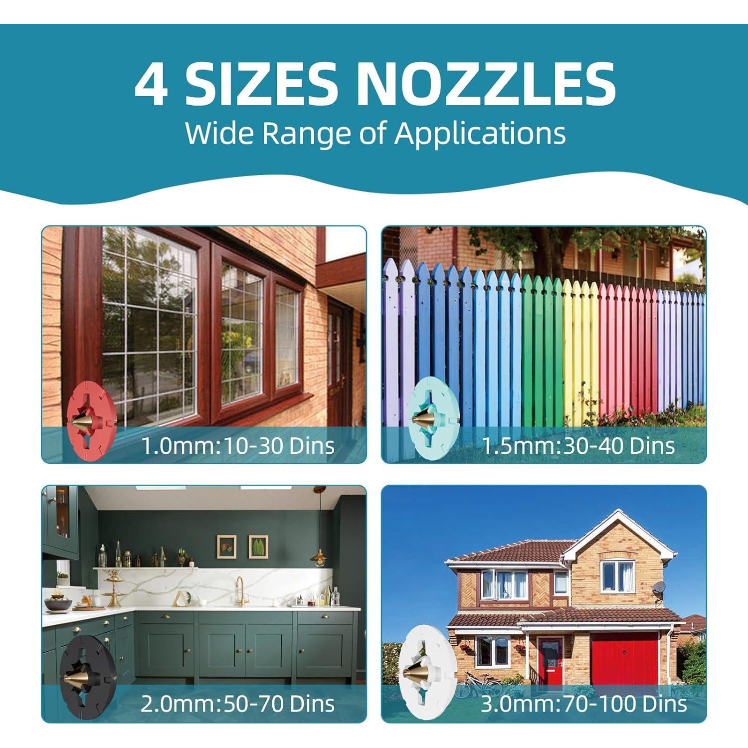 Pulverizador de Pintura Eléctrico Slikwave 700W 1200ml Azul