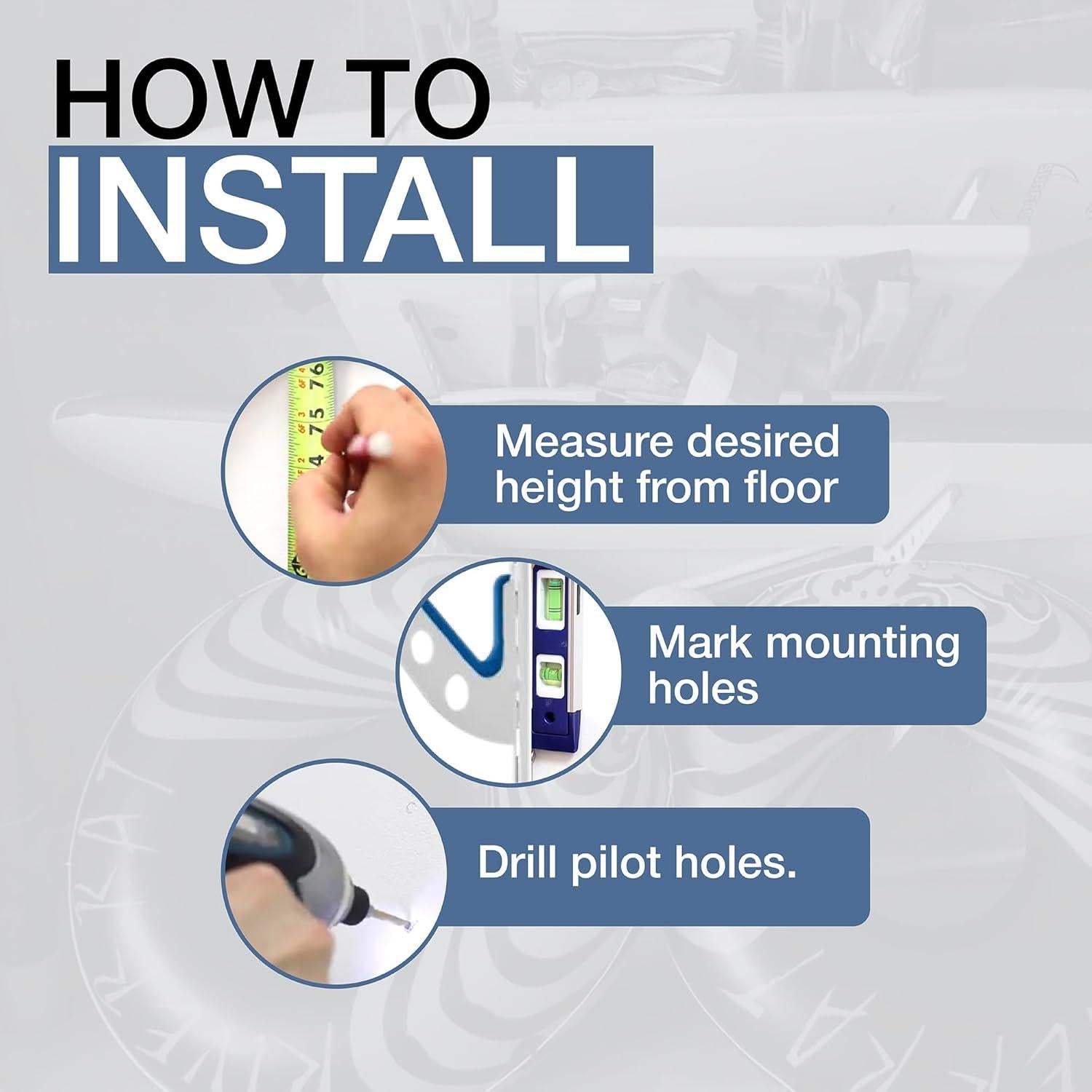 Soporte de Pared Ajustable StoreYourBoard para Equipos de Playa