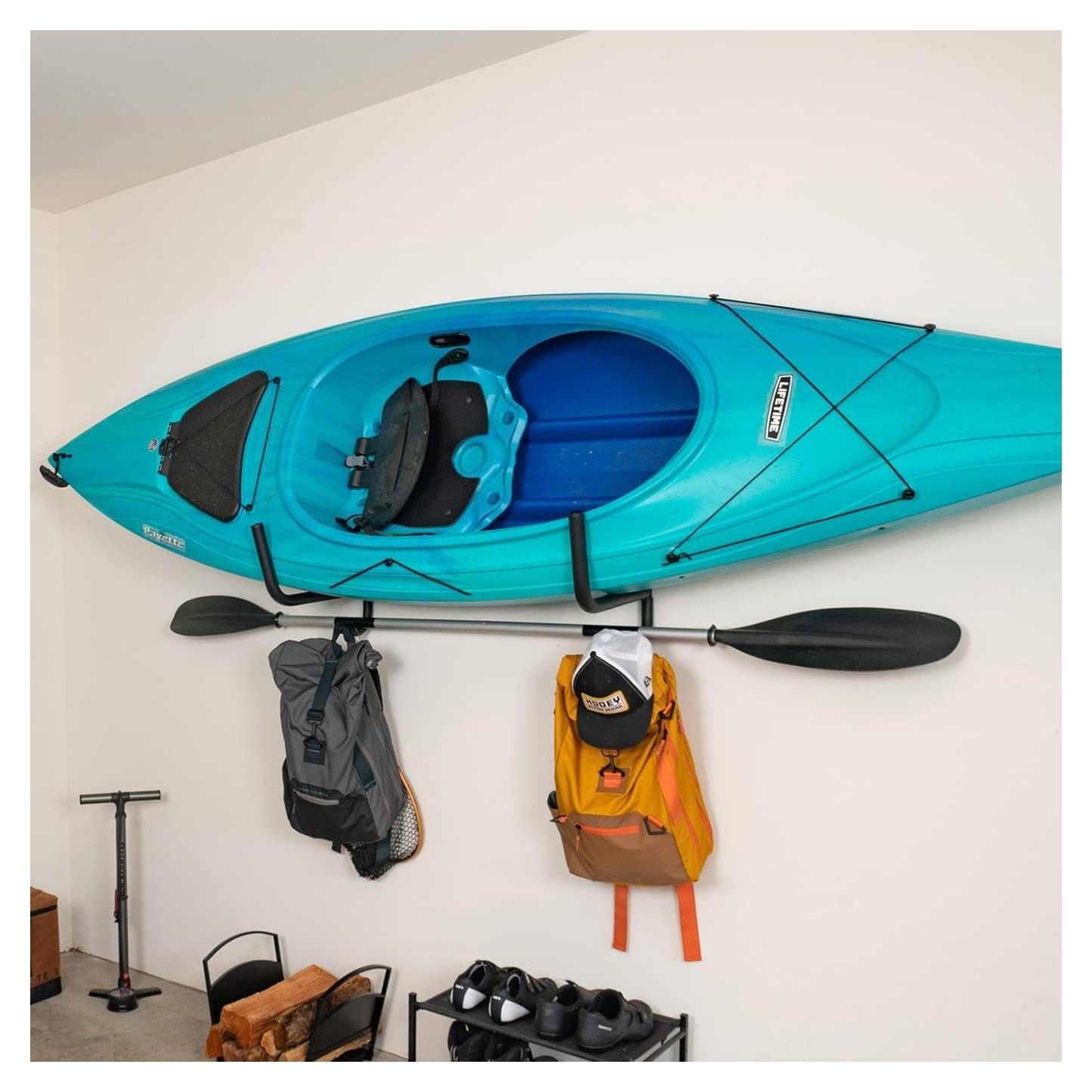Soporte de Pared para Kayak StoreYourBoard - Rack Plegable 45 kg