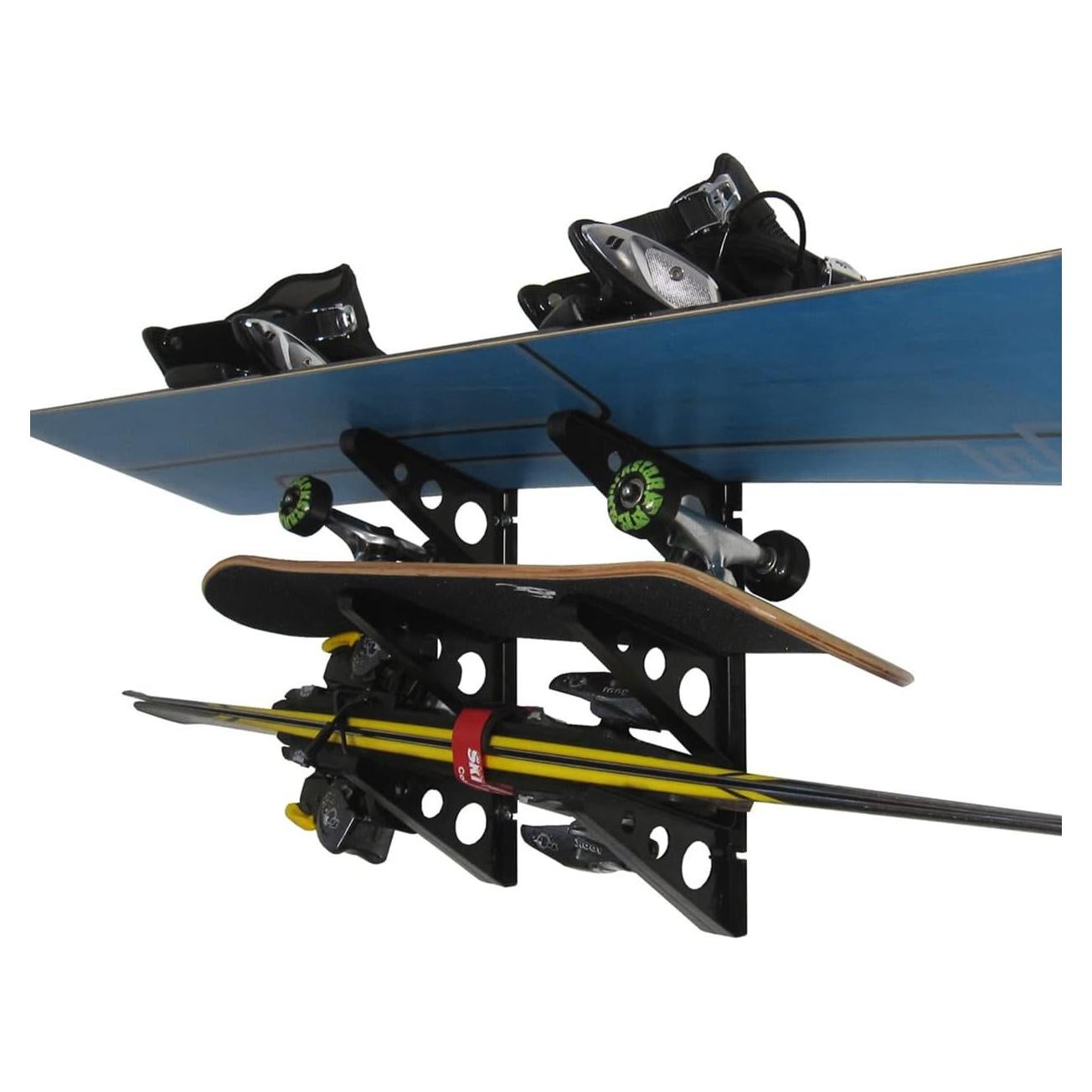 Soporte de Almacenamiento para Esquís y Snowboards StoreYourBoard, 50.8 cm, Negro