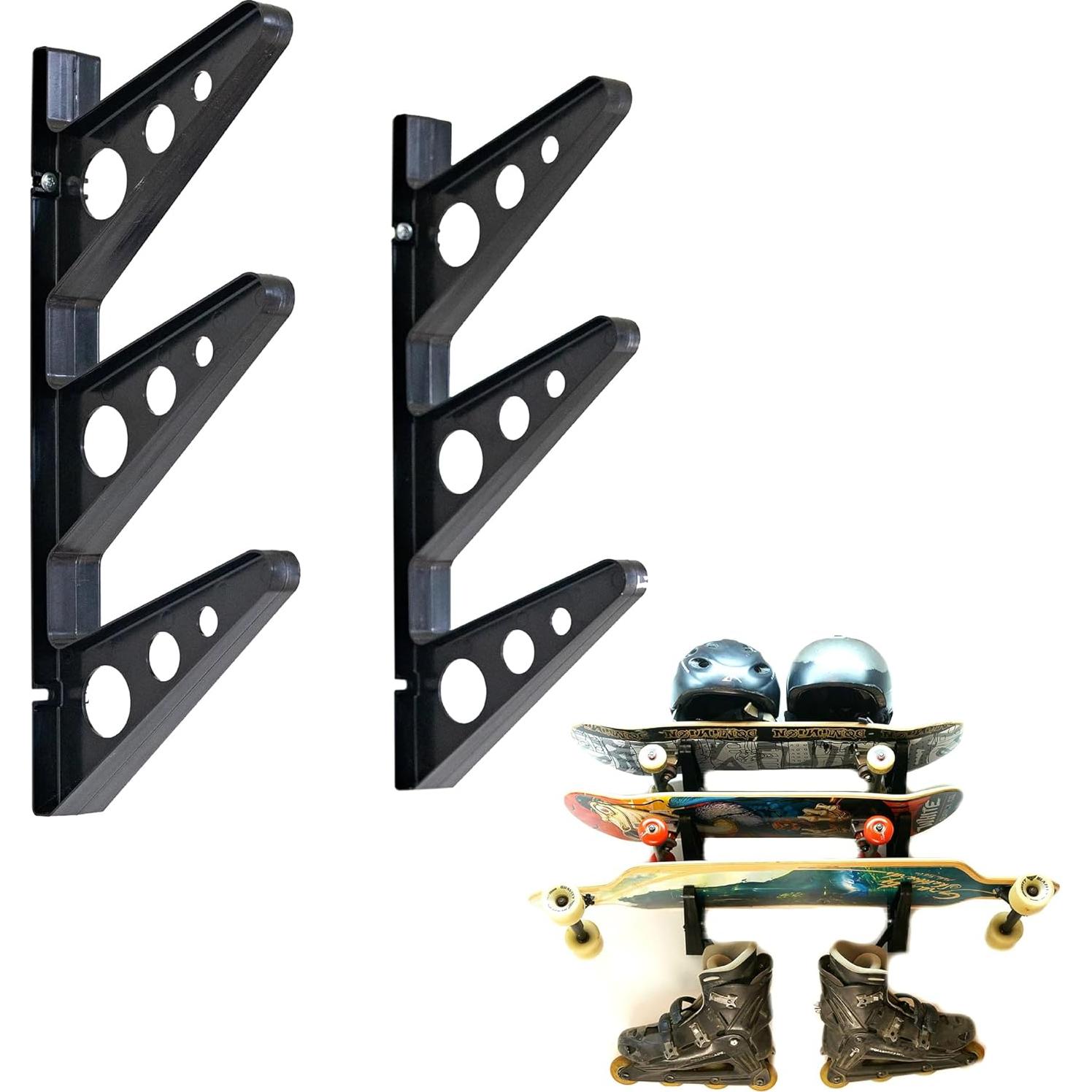 Soporte de Almacenamiento para Esquís y Snowboards StoreYourBoard, 50.8 cm, Negro