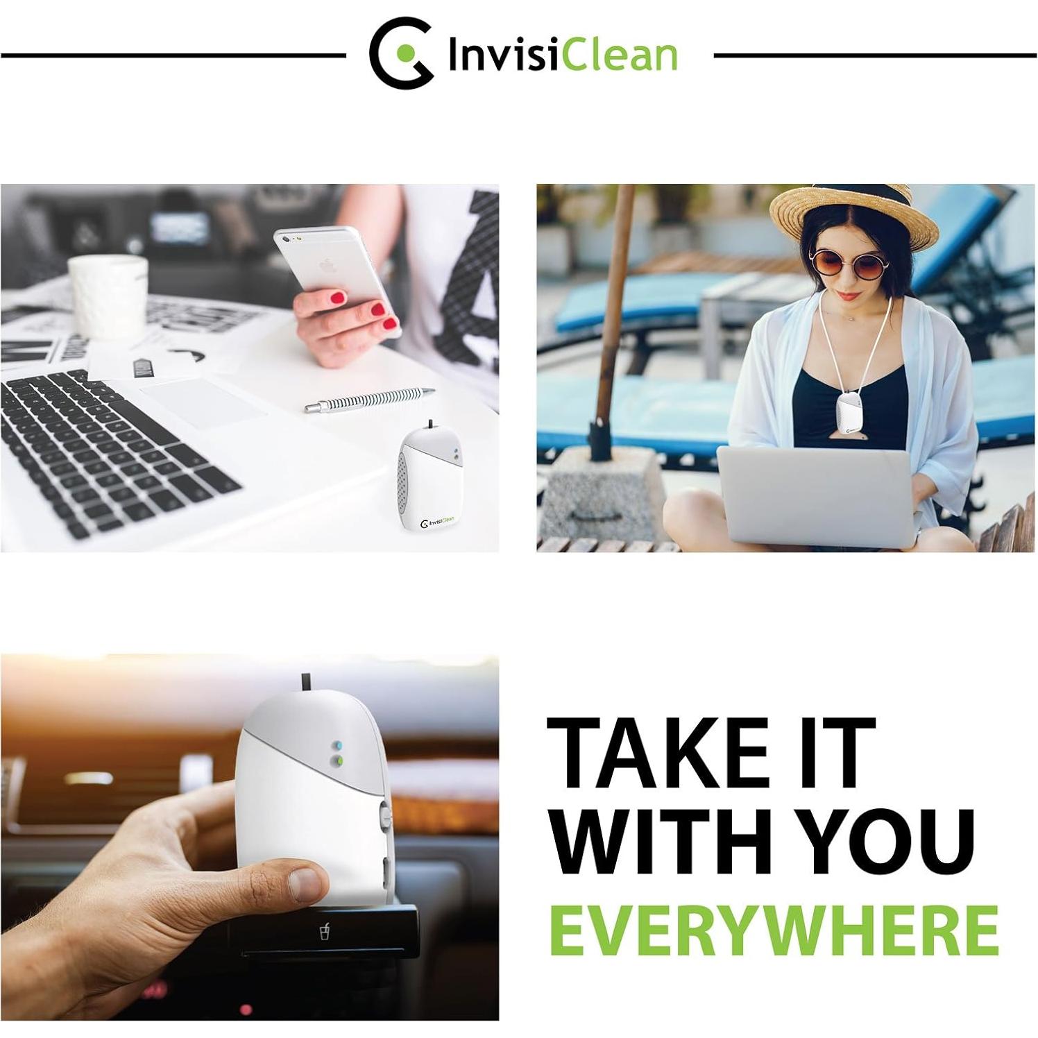 Purificador de Aire Portátil InvisiClean IC-100 Collar