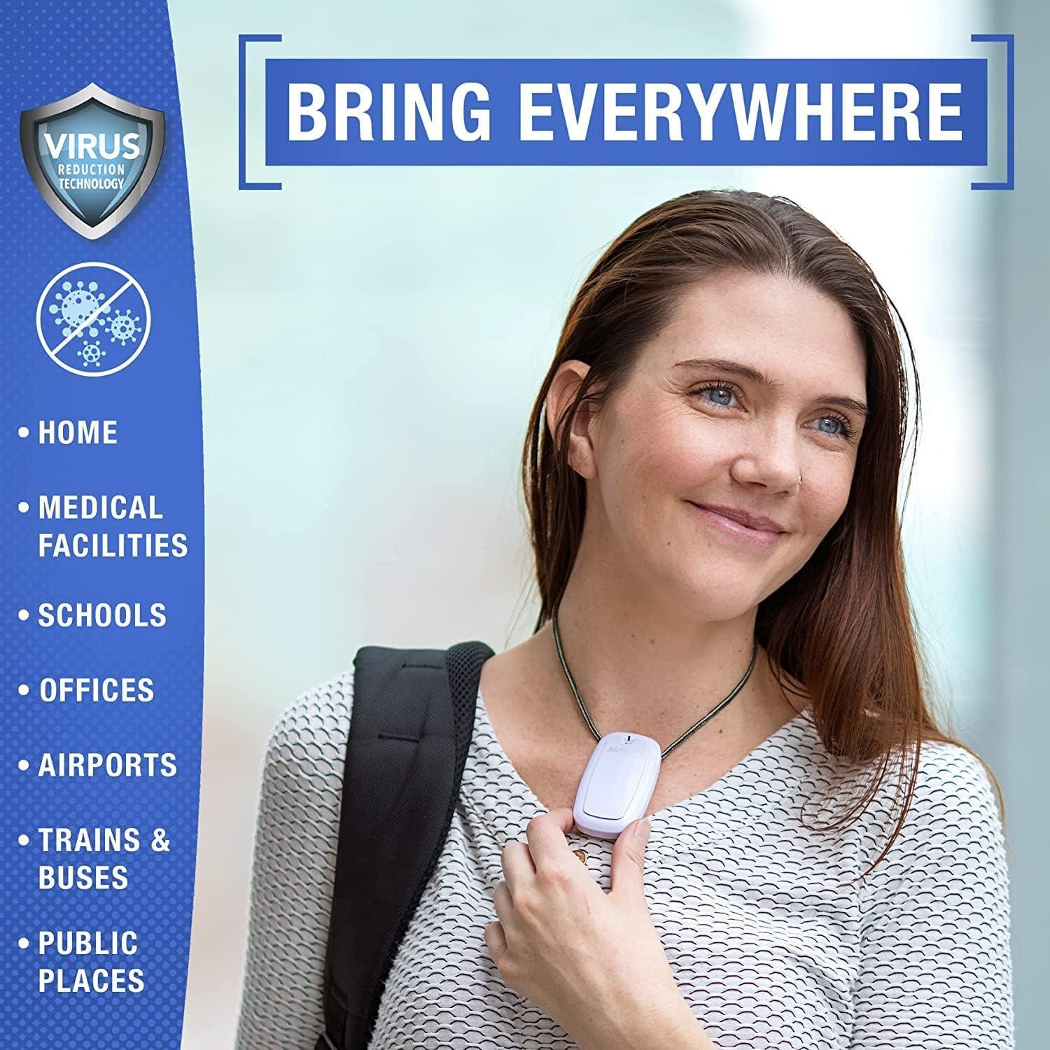 Purificador de Aire Portátil AirTamer A315W Blanco Recargable