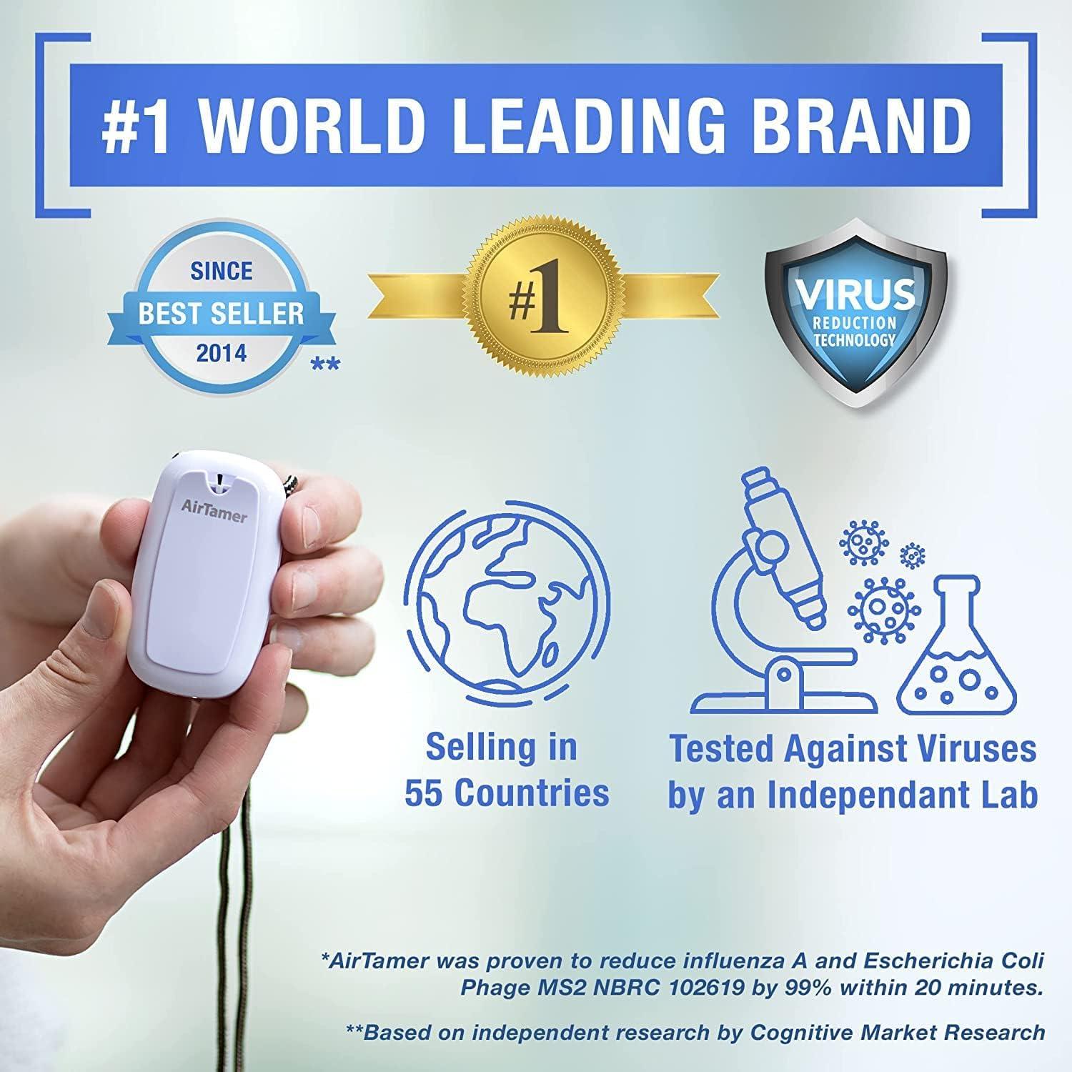 Purificador de Aire Portátil AirTamer A315W Blanco Recargable