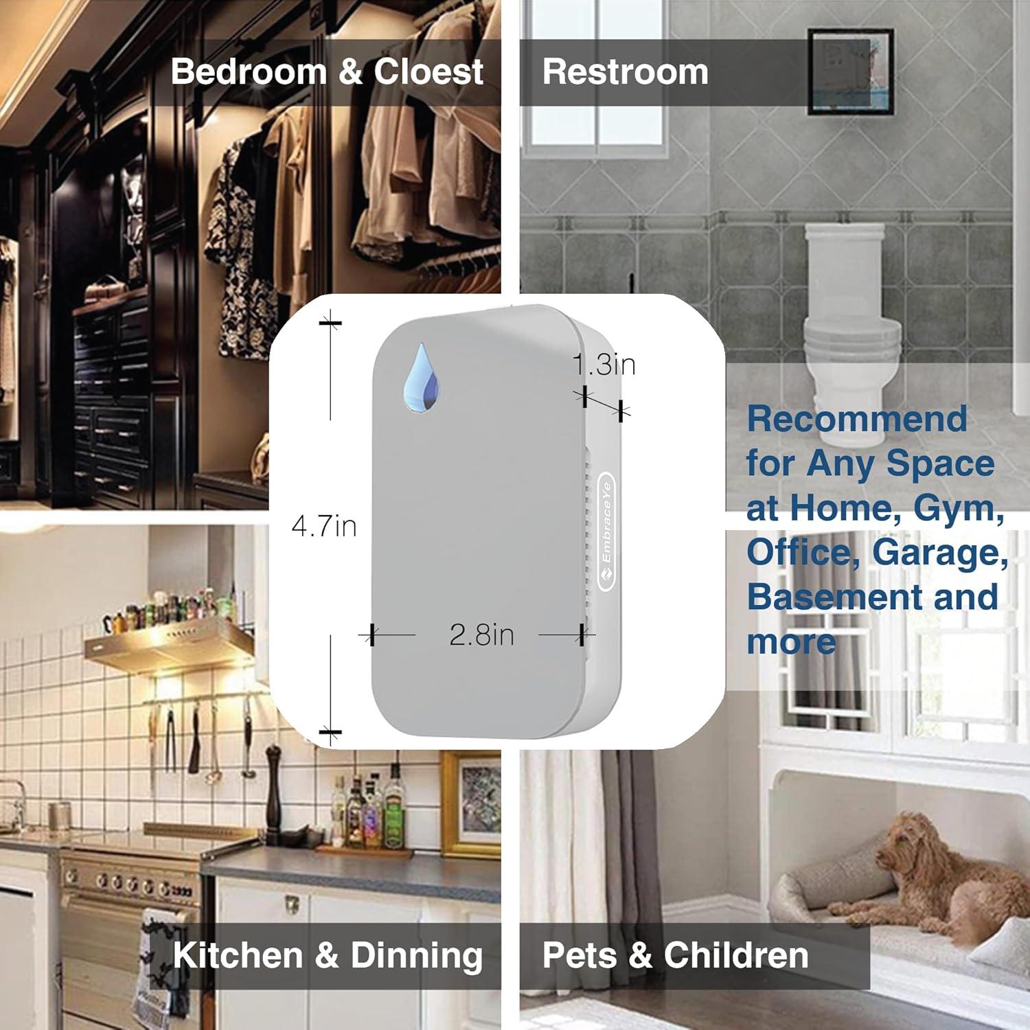 Ionizador de Aire Iónico Negativo EmbraceYe FLT002 - Purificador Sin Filtro