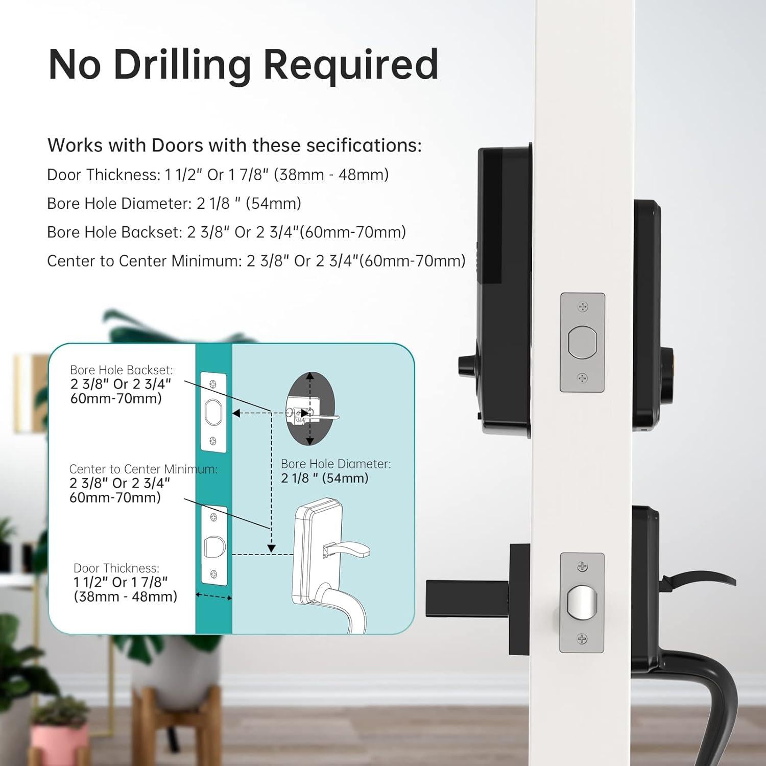 Cerradura Inteligente Hornbill M1-BB Bluetooth con Teclado