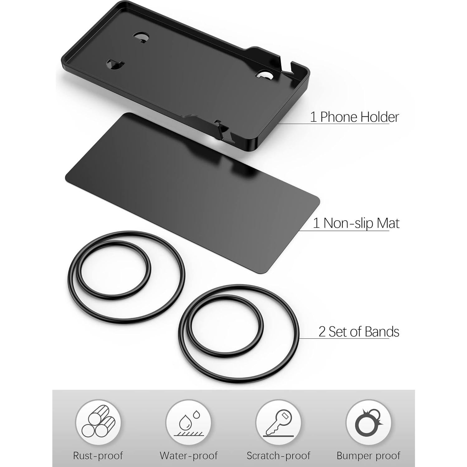 Soporte para Teléfono Peloton con Alfombrilla Antideslizante