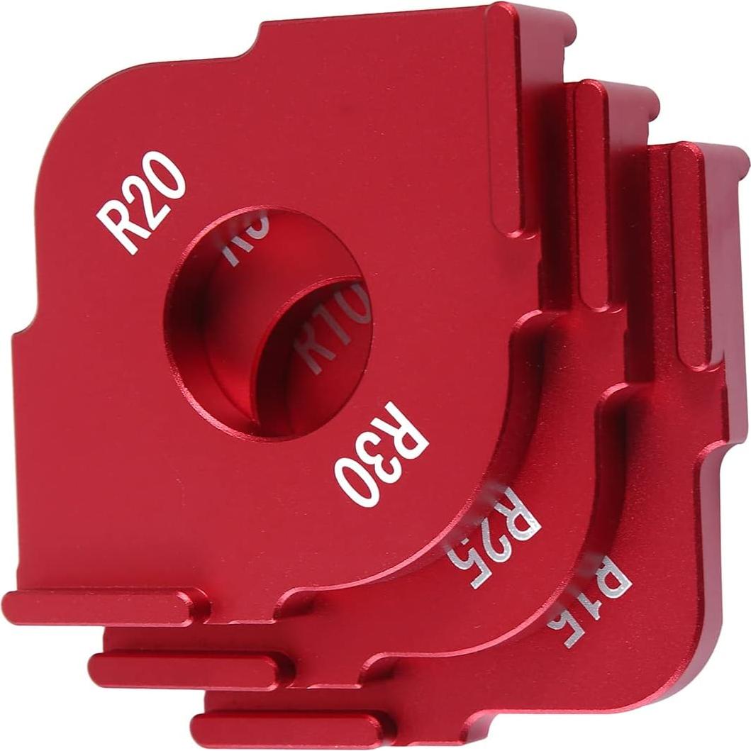 Plantillas de Router de Radio Aluminio n/c R5 R10 R15 R20 R25 R30