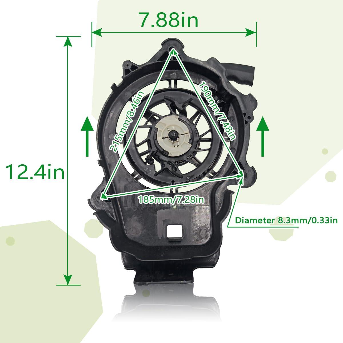 Rebobinador de Arranque JDLLONG 594062 para Cortacésped