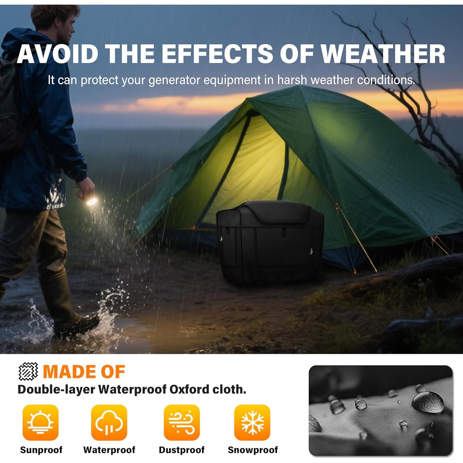 Cubierta para Generador Portátil VANIZY 55x35x44 cm Impermeable