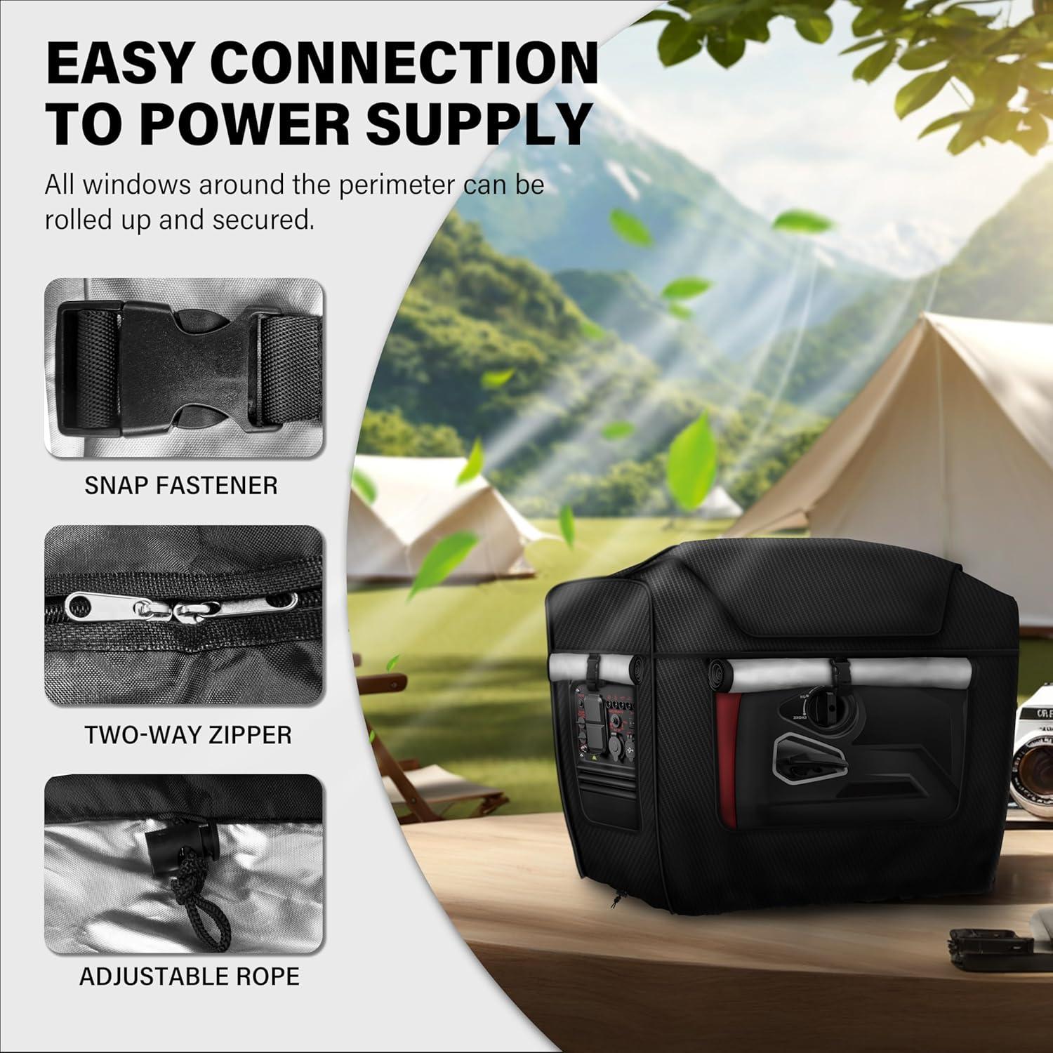 Cubierta para Generador Portátil VANIZY 55x35x44 cm Impermeable