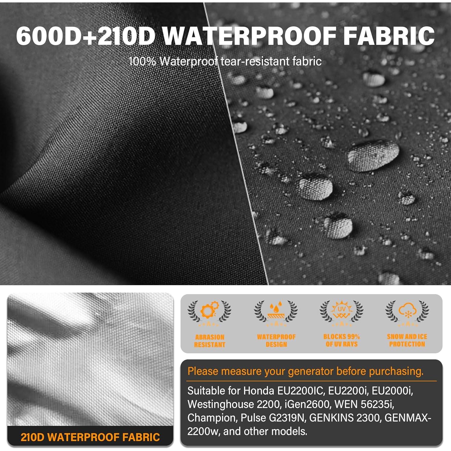 Cubierta para Generador Portátil VANIZY 55x35x44 cm Impermeable