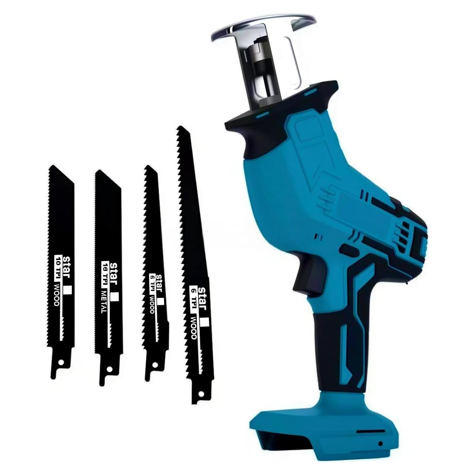 Sierra Recíproca Inalámbrica Yangtzone 18V 0-3000 RPM Azul