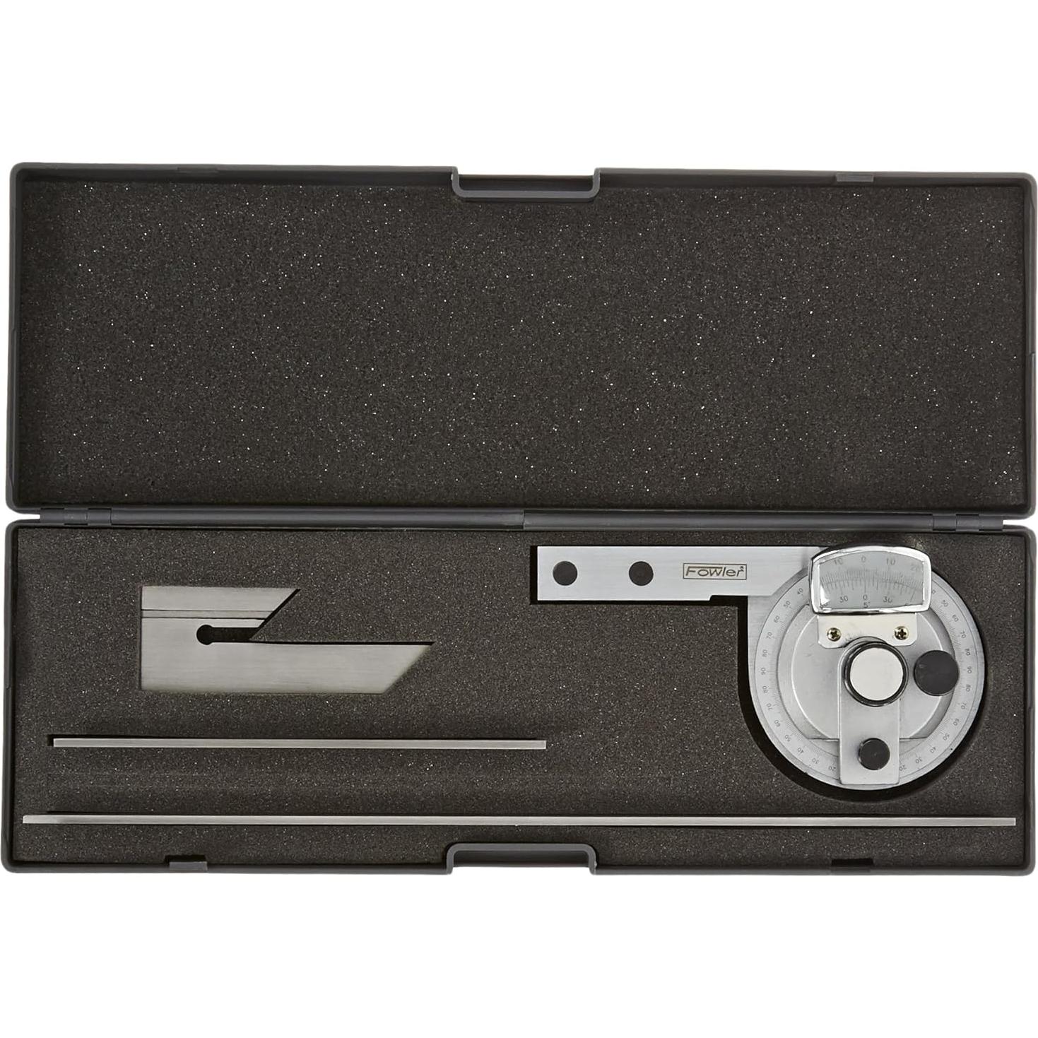 Transportador de Ángulo Universal Fowler 52-440-612 con Cuchillas de 15 y 30 cm