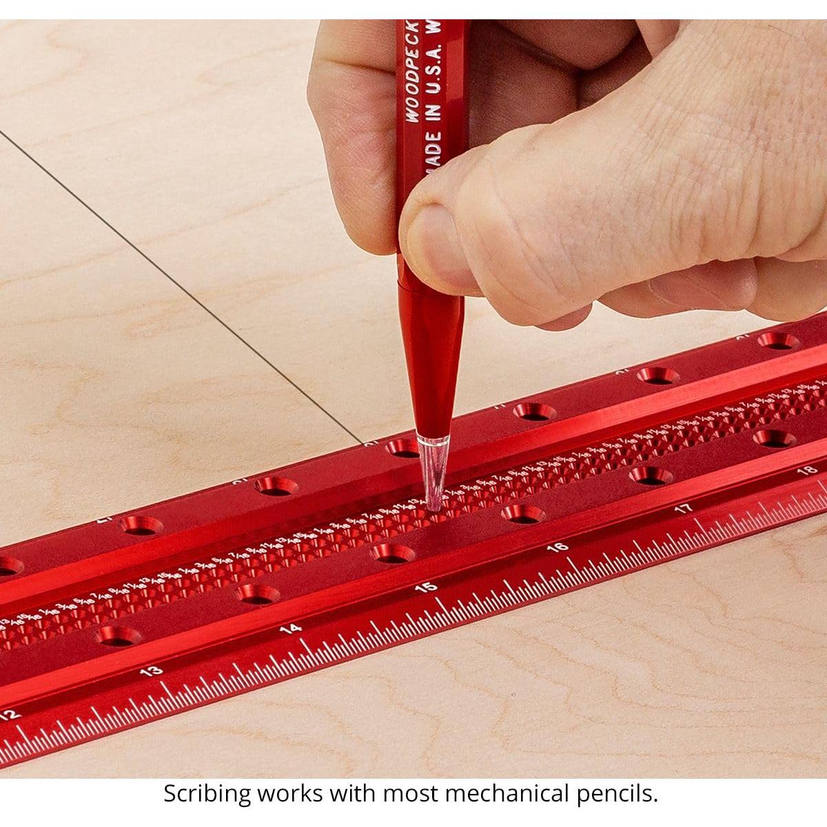 Escuadra T de Precisión Woodpeckers 60 cm con Guías de Marcado