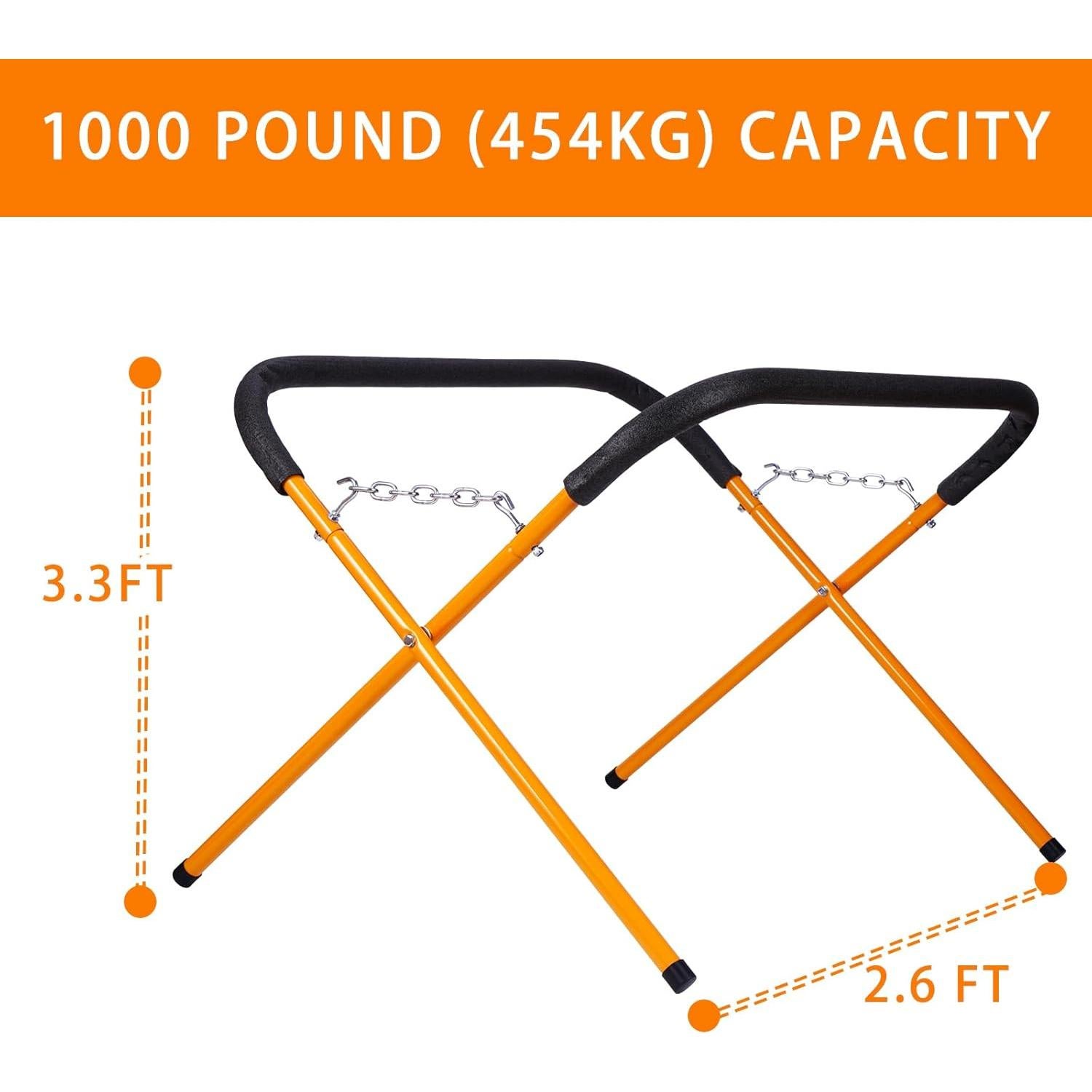 Paquete de 2 bancos de trabajo portátiles BXGTECH 453 kg