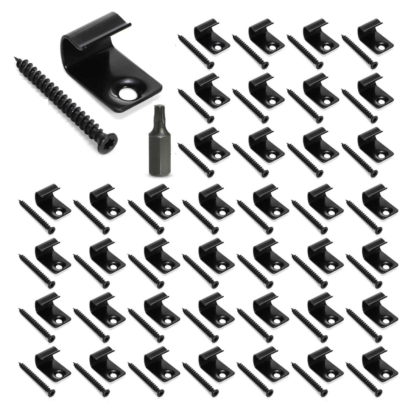 Yarlung 40 Clips de Inicio para Decking Compuesto - Acero Inoxidable