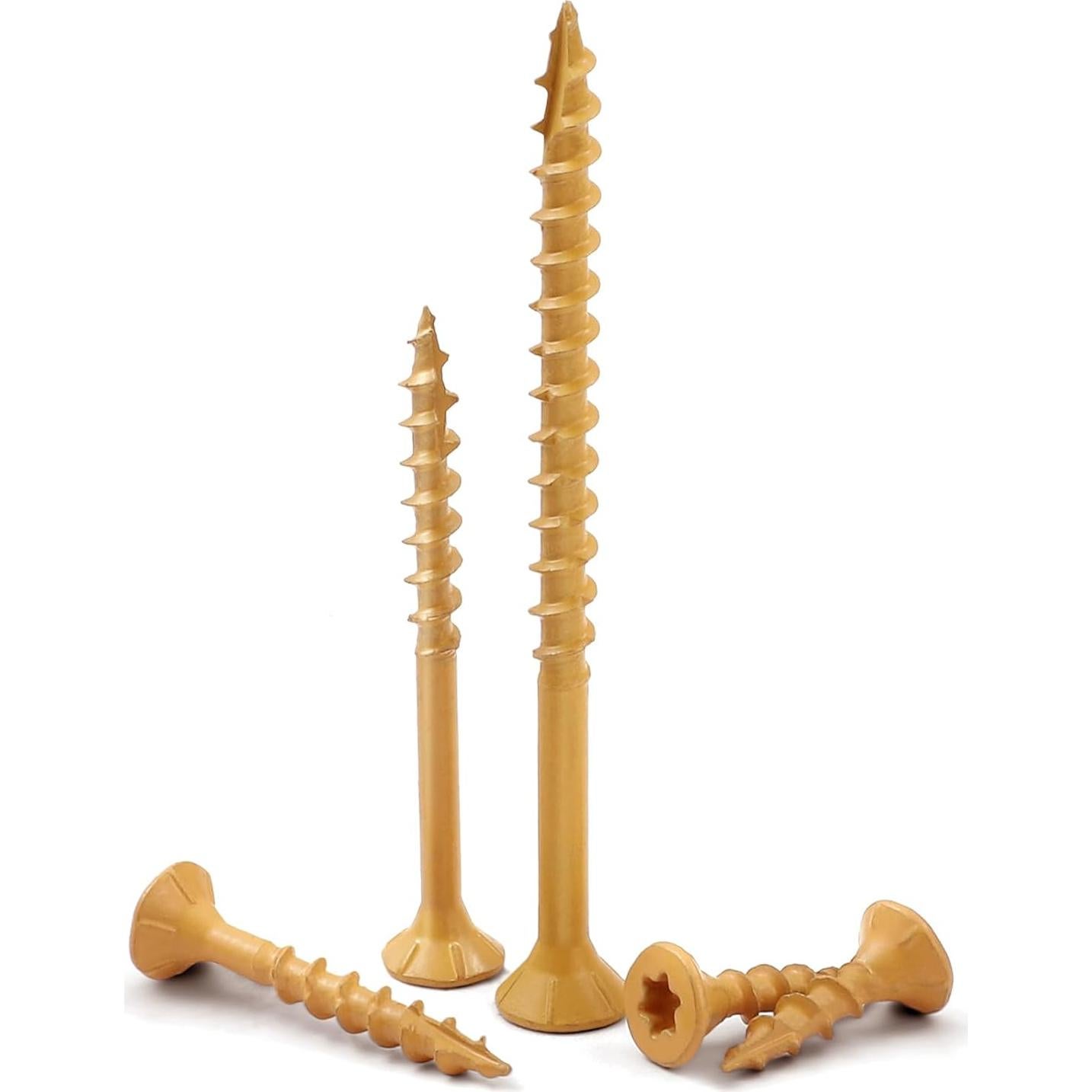 Tornillos de Madera MewuDecor #8 x 25.4 mm 200 PCS Estrella