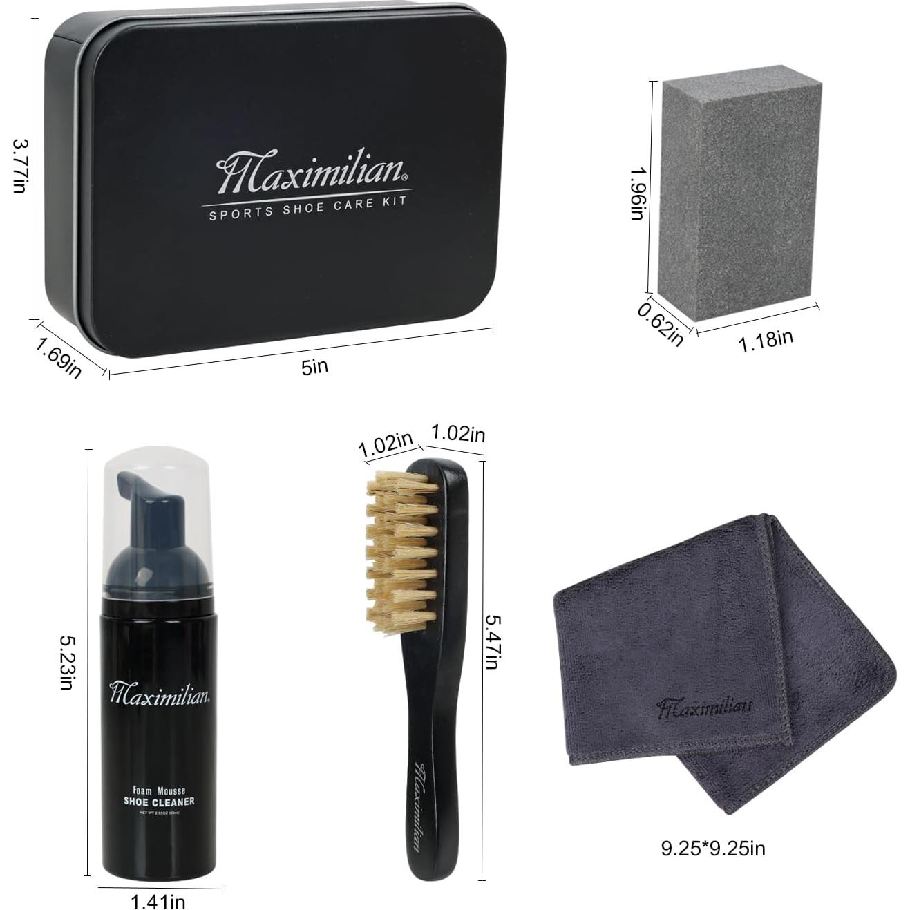 Kit de Cuidado de Zapatos Profesional Maximilian - Cera y Cepillo