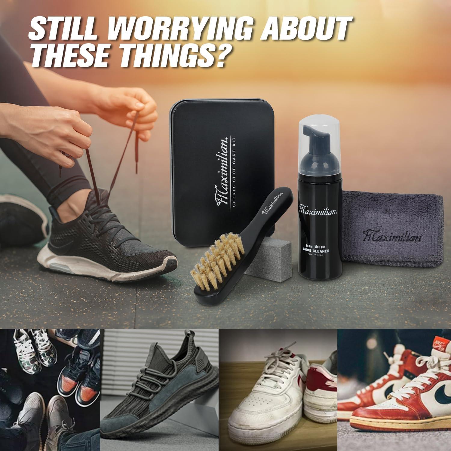 Kit de Cuidado de Zapatos Profesional Maximilian - Cera y Cepillo