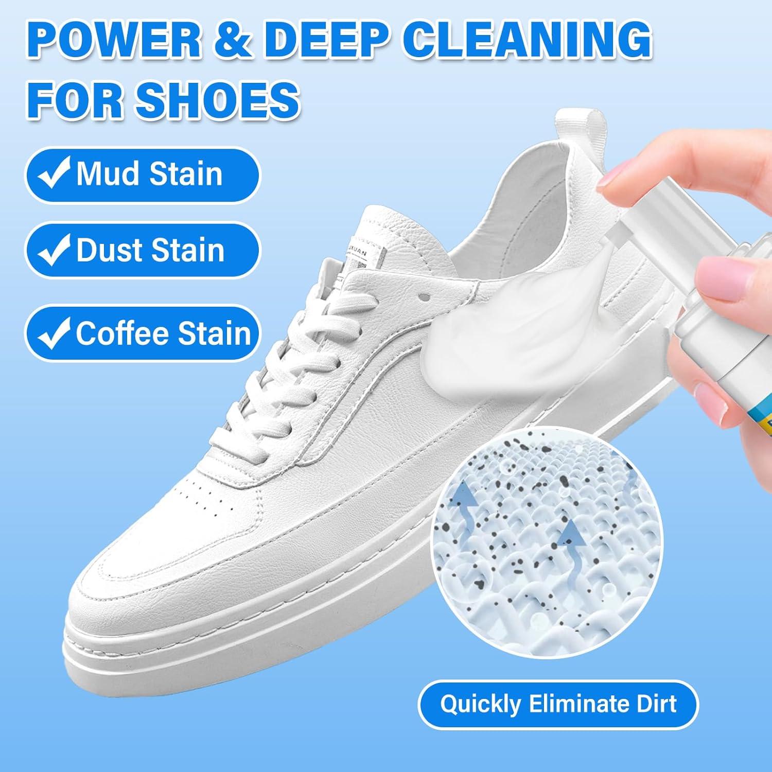 Kit de Limpieza de Zapatos PIXIEWINK 200ml con Cepillo y Toalla