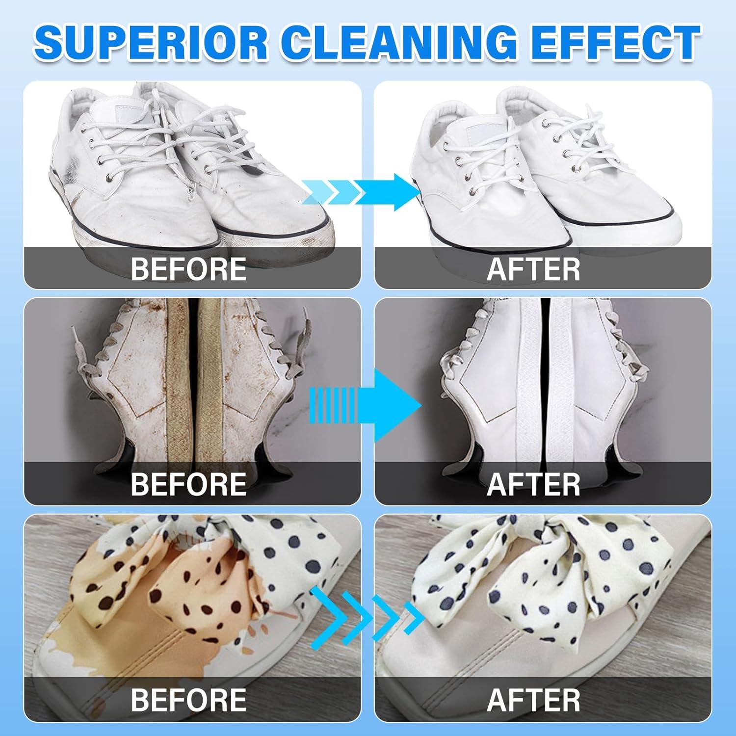 Kit de Limpieza de Zapatos PIXIEWINK 200ml con Cepillo y Toalla