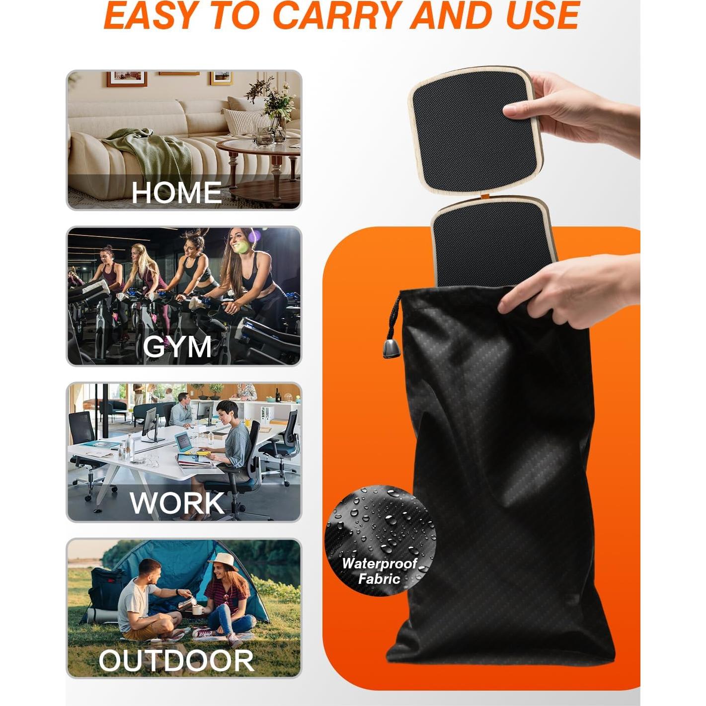 Tabla de Equilibrio Woorhive para Tobillo - Madera Antideslizante