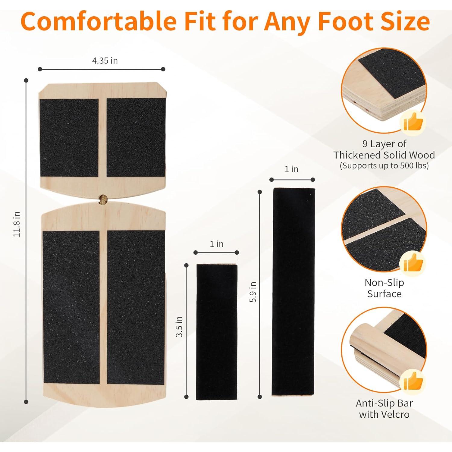 Tablero de Equilibrio Nuaoi para Tobillo - Ejercitador de Postura