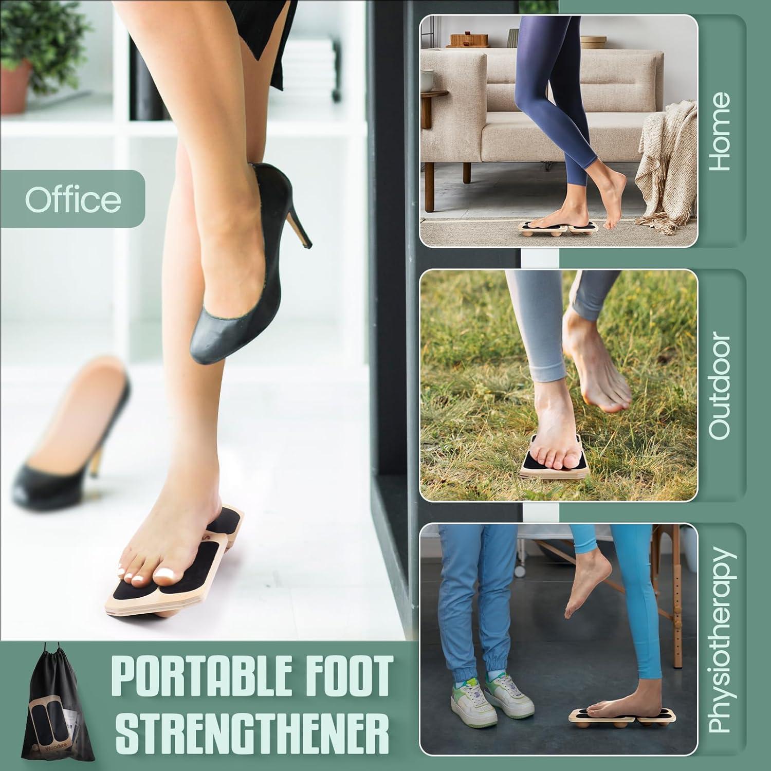 Fortalecedor de Tobillo Woodure con 3 Niveles de Dificultad