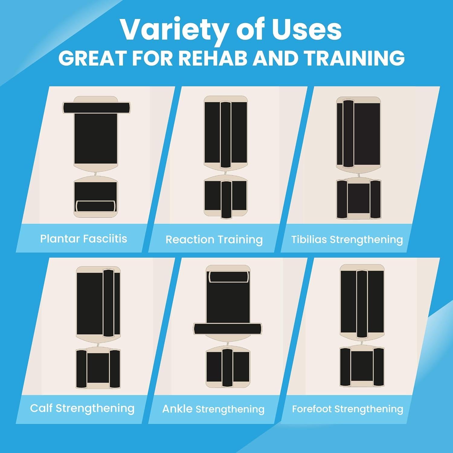 Tablero de Equilibrio Lumia Wellness - Ejercitador de Tobillo y Pie