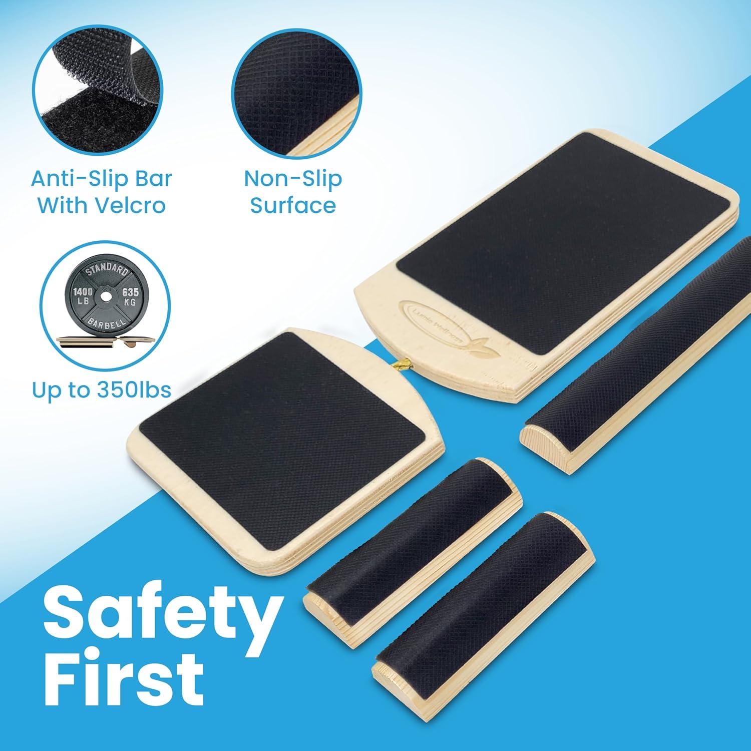 Tablero de Equilibrio Lumia Wellness - Ejercitador de Tobillo y Pie