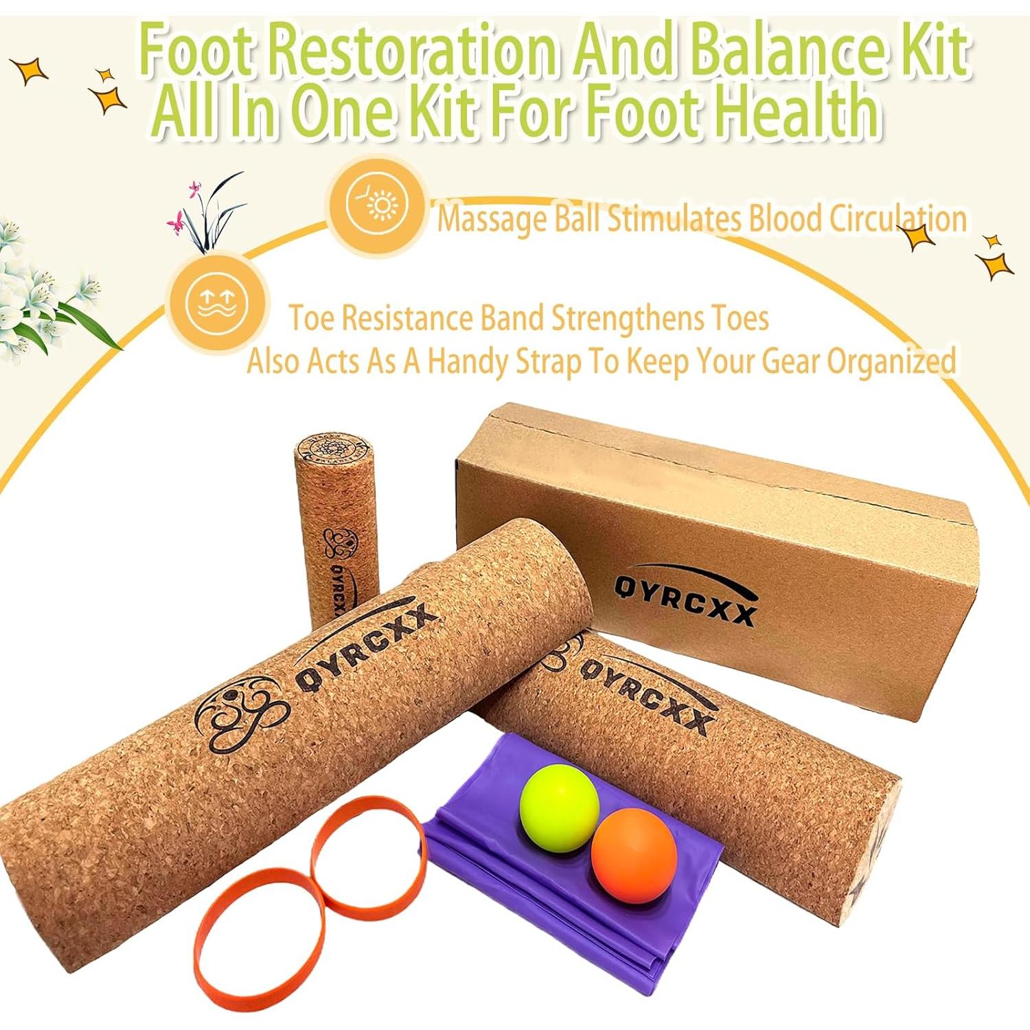 Tabla de Equilibrio QYRCXX 30cm de Corcho para Adultos