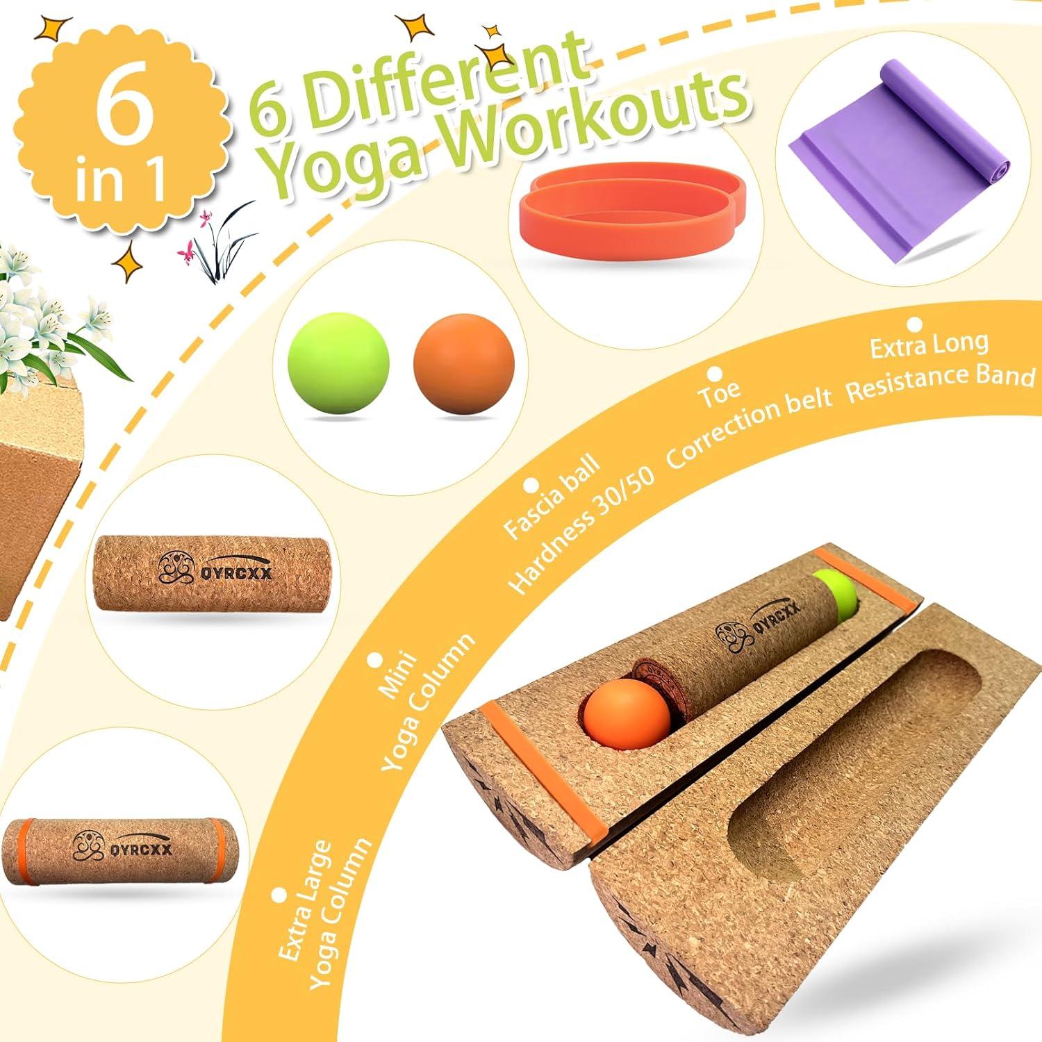 Tabla de Equilibrio QYRCXX 30cm de Corcho para Adultos