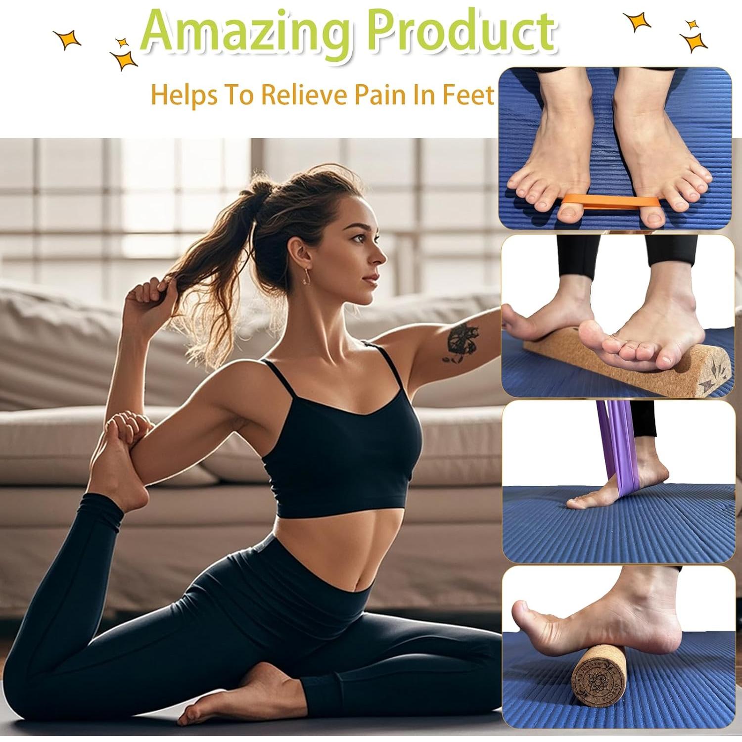 Tabla de Equilibrio QYRCXX 30cm de Corcho para Adultos