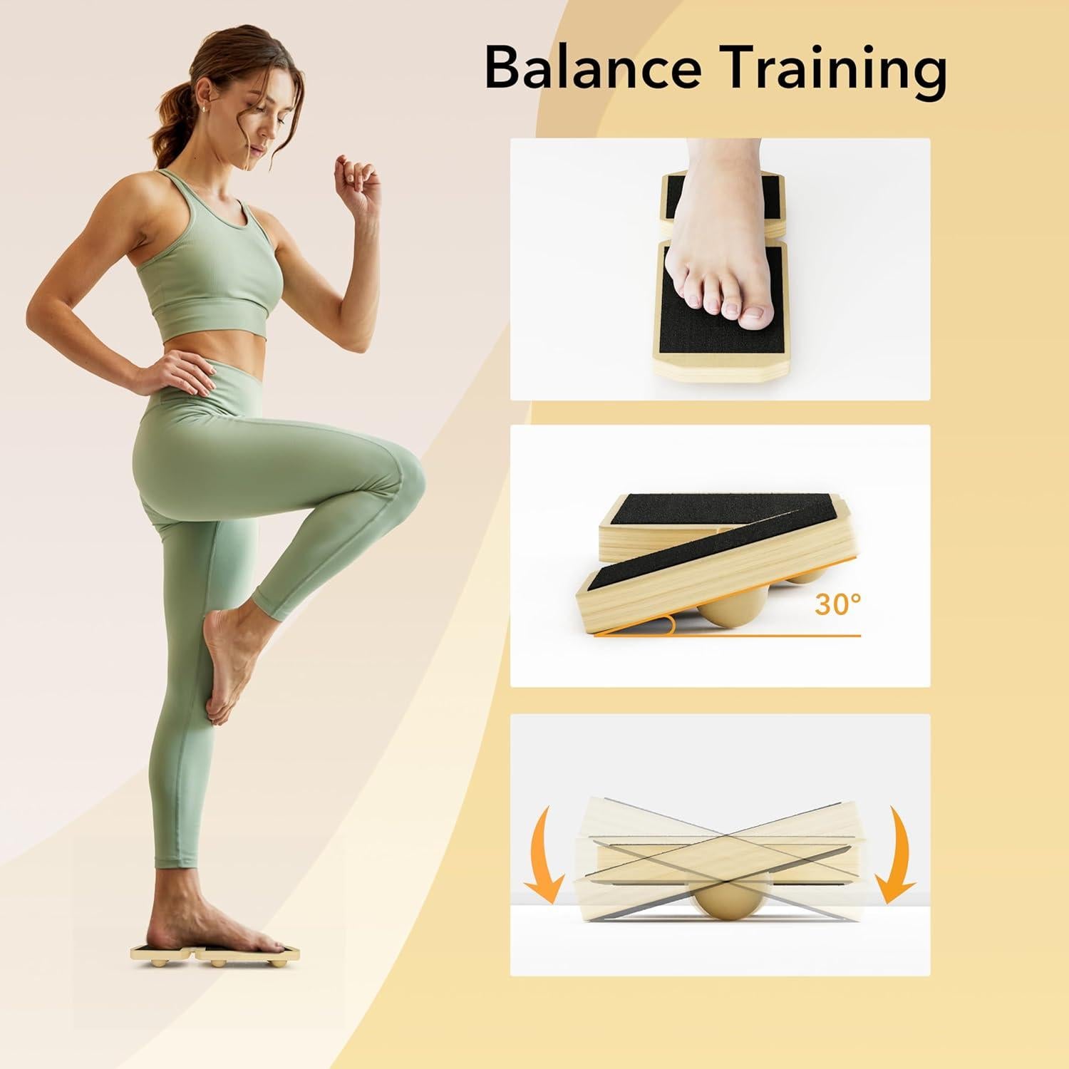 Tabla de Equilibrio GZOOGHOME para Fortalecimiento de Tobillo