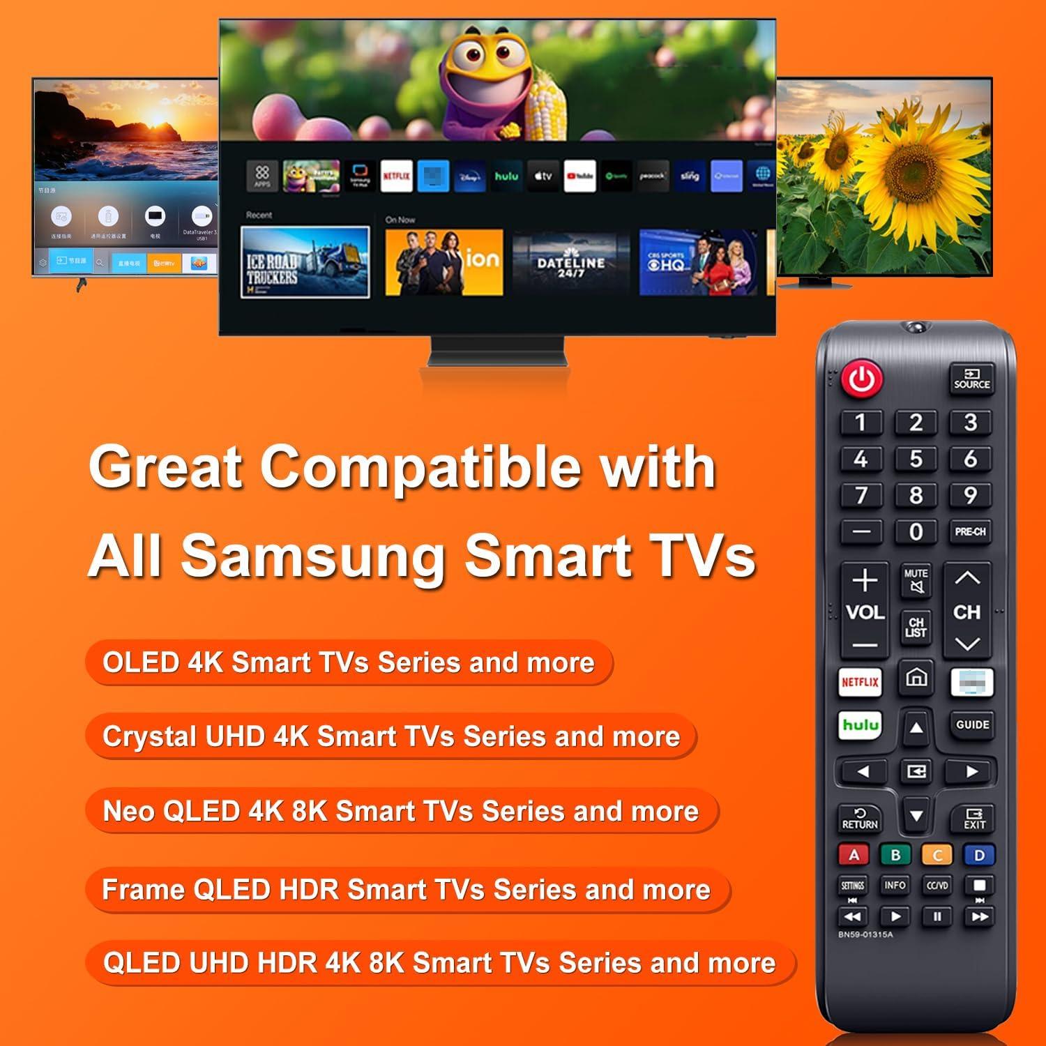 Control Remoto Universal Samsung para Televisores Smart 4K 8K