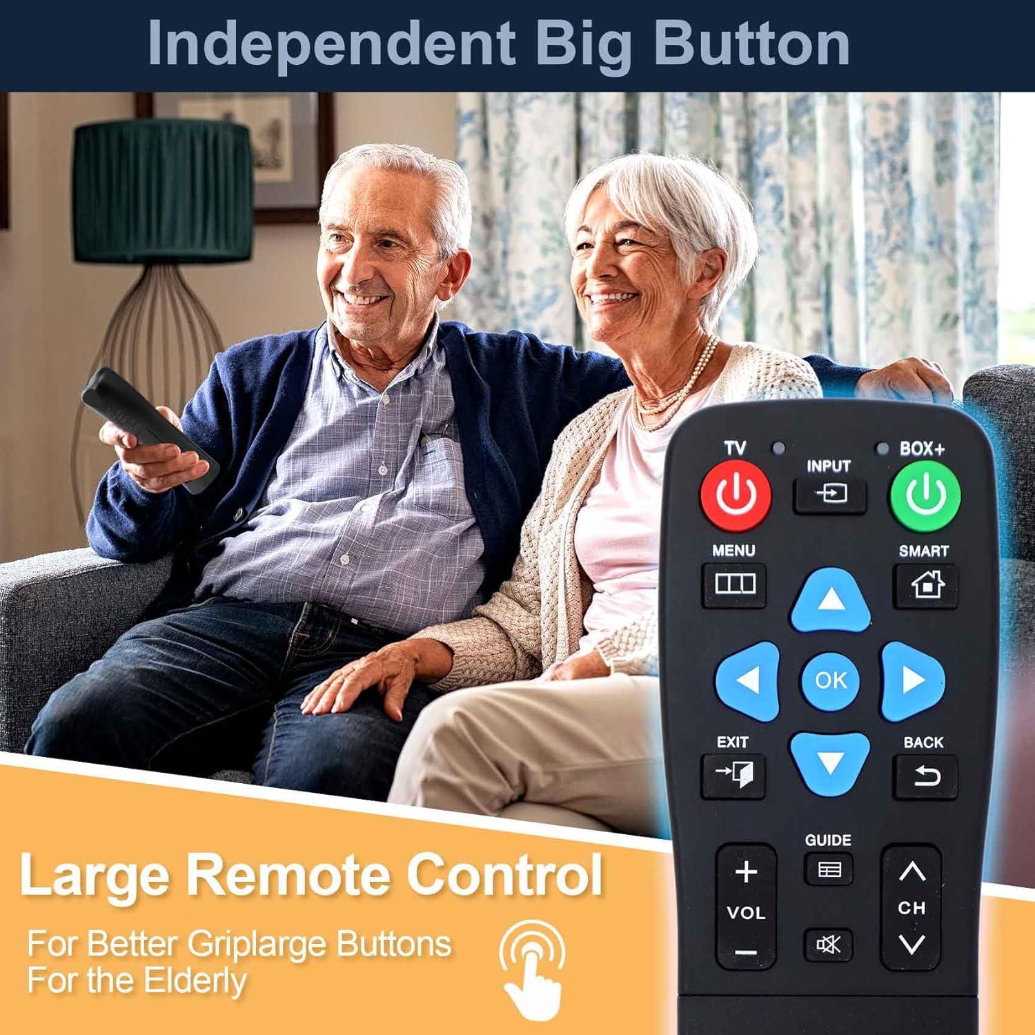 Control Remoto Universal Grande StudyJoab para Televisor y Más