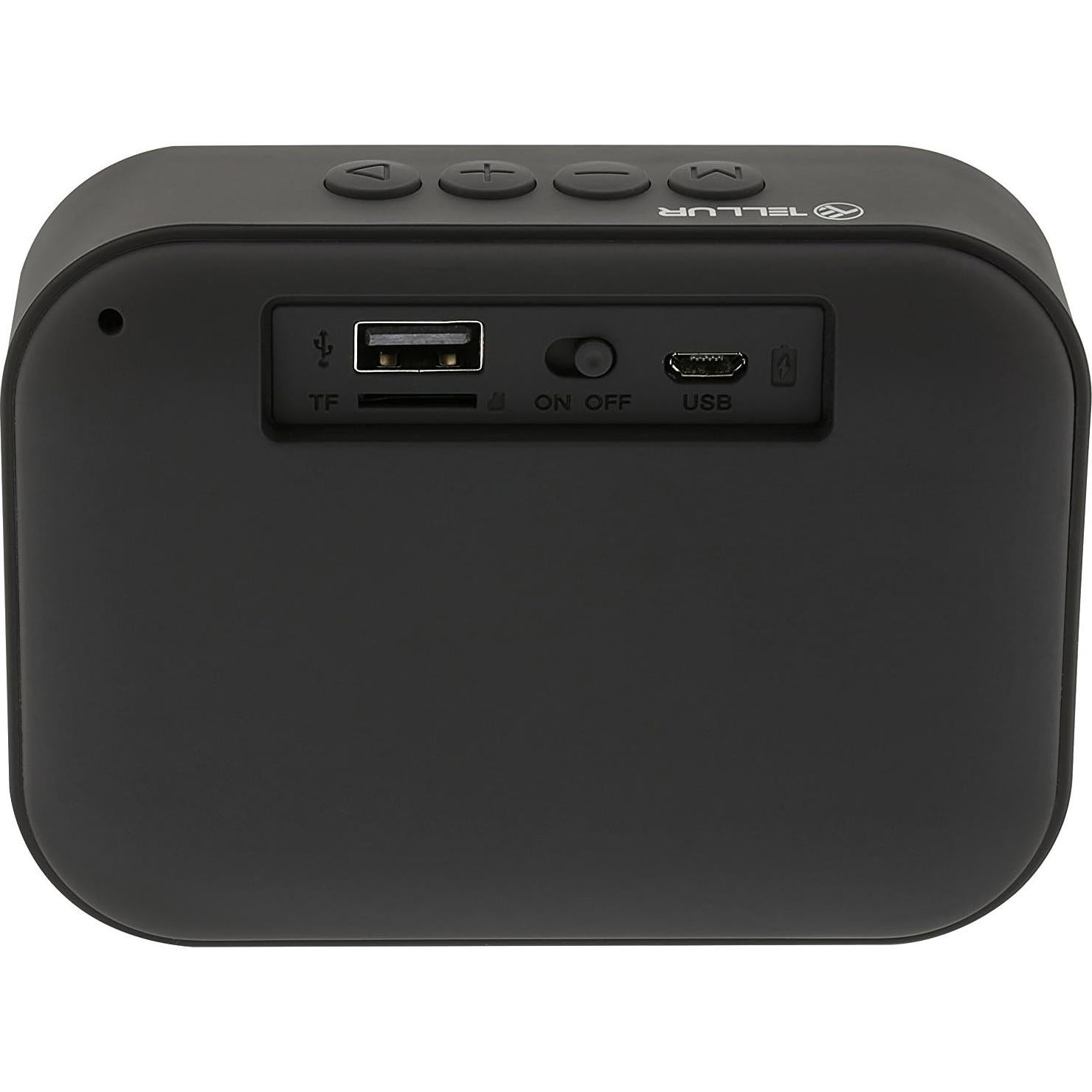 Altavoz Bluetooth TELLUR Callisto Portátil 4.2 FM USB Negro