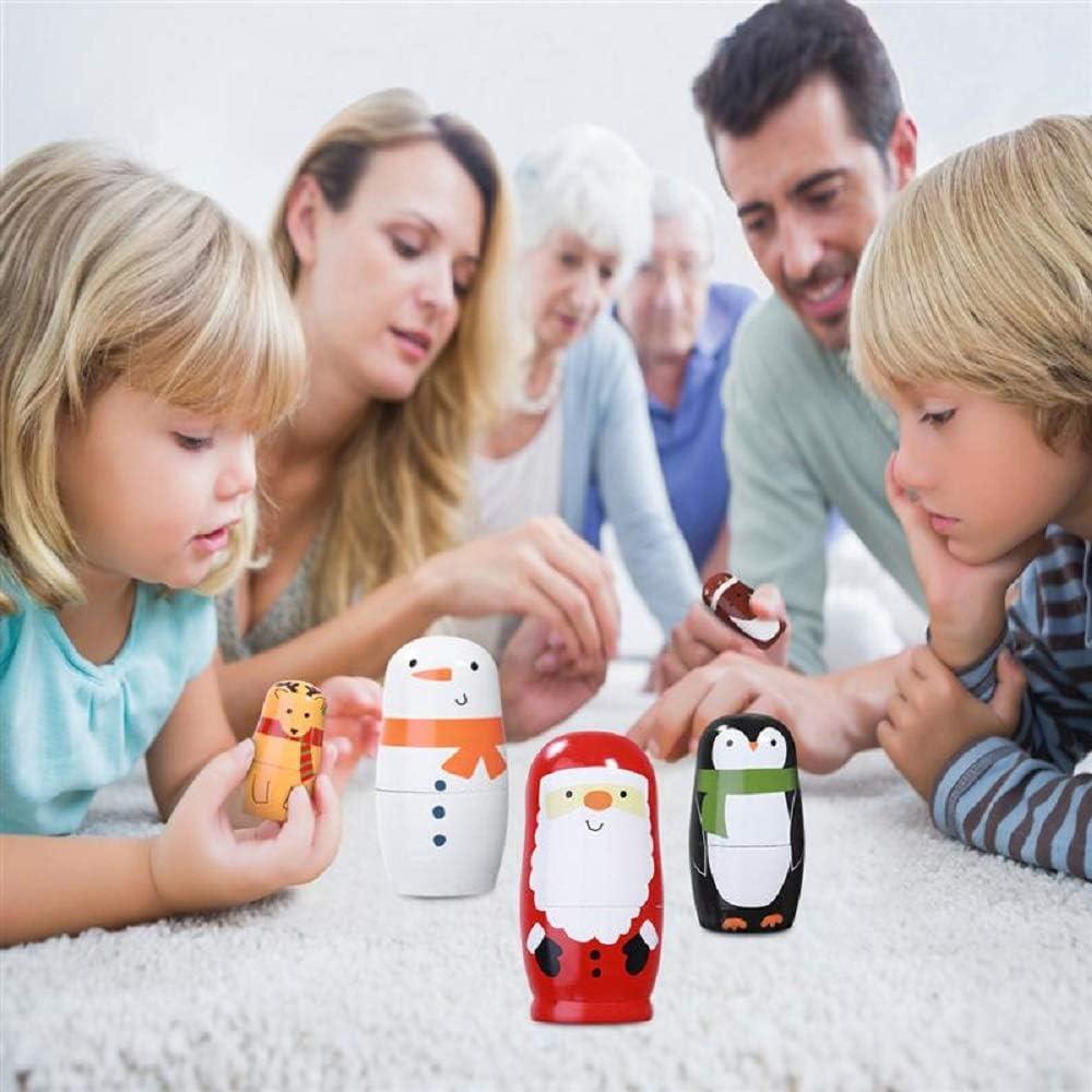 Juego de Muñecas Rusas Matryoshka Konrisa Navidad 6 Piezas