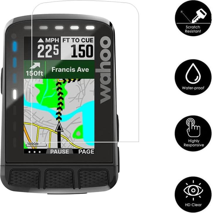 Protector de Pantalla Zshion para Wahoo ELEMNT ROAM V2 - 3 Paquete