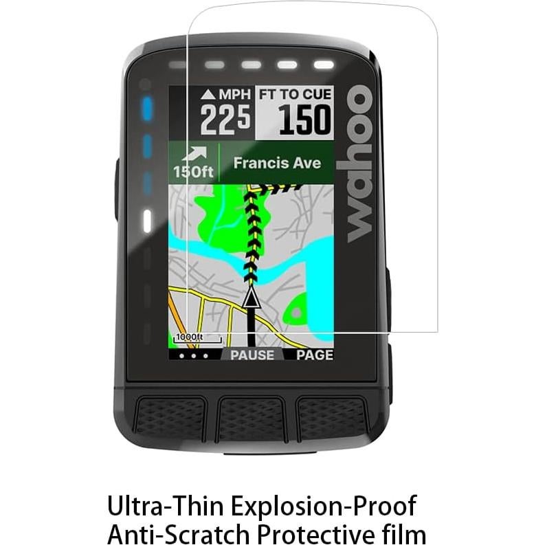 Protector de Pantalla Zshion para Wahoo ELEMNT ROAM V2 - 3 Paquete