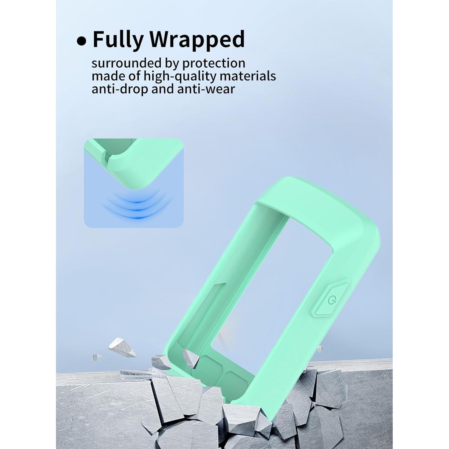 Funda Verde para Wahoo ELEMNT ROAM V3 GPS Ciclismo