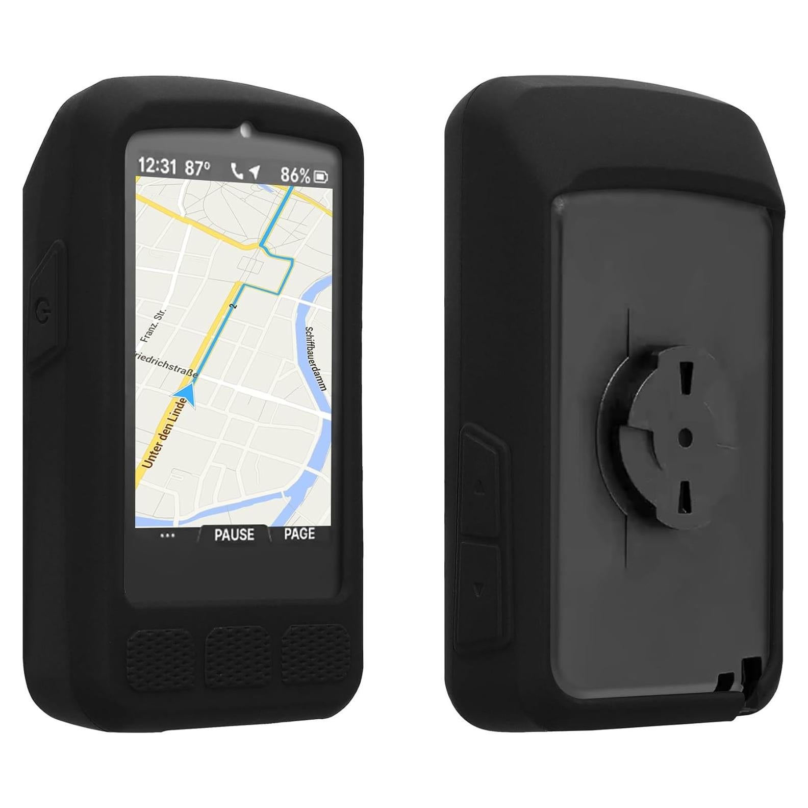 Funda de Silicona kwmobile para GPS Wahoo Elemnt Roam V3