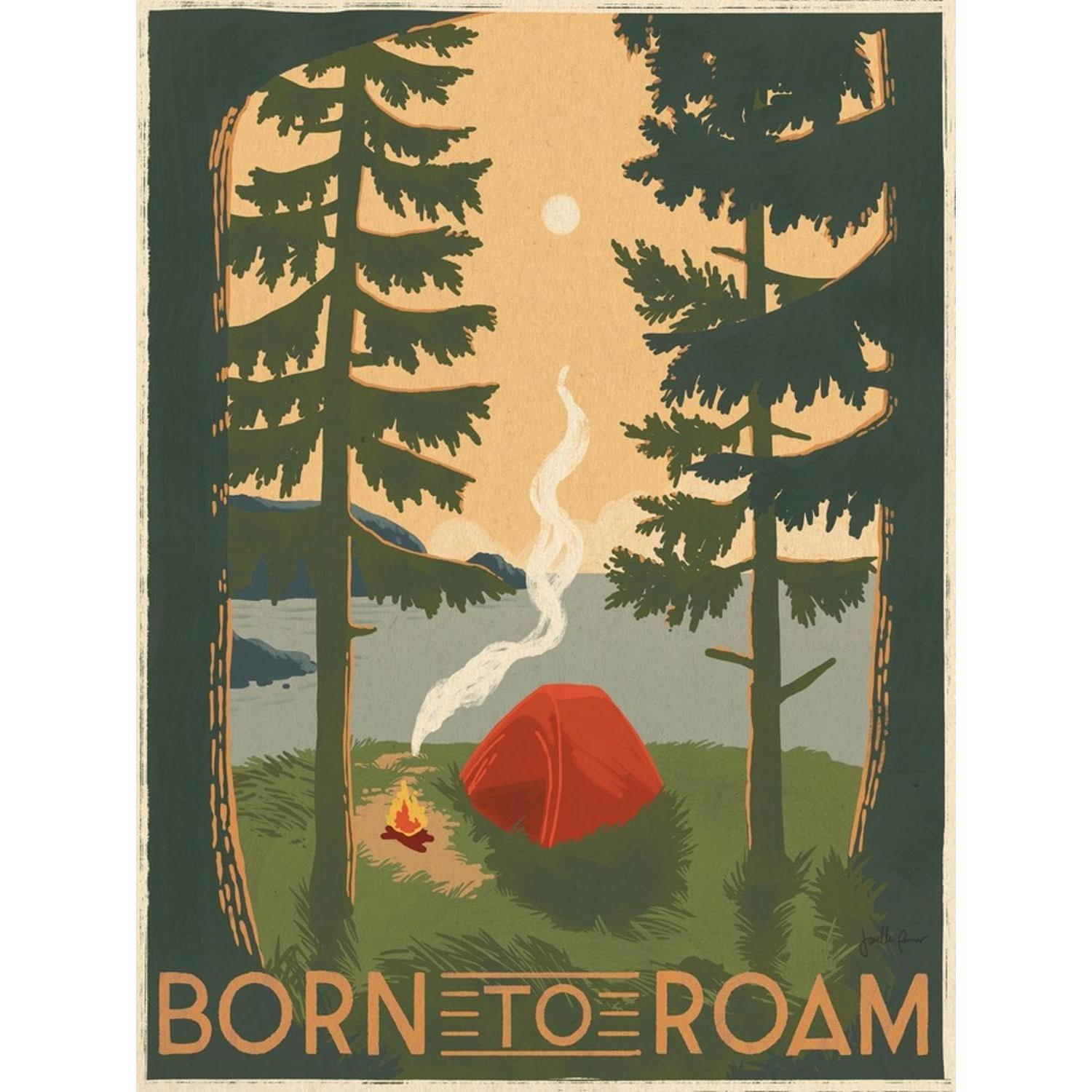 Impresión de Arte de Pared ART.COM Nacido para Vagabundear II 30x40 cm