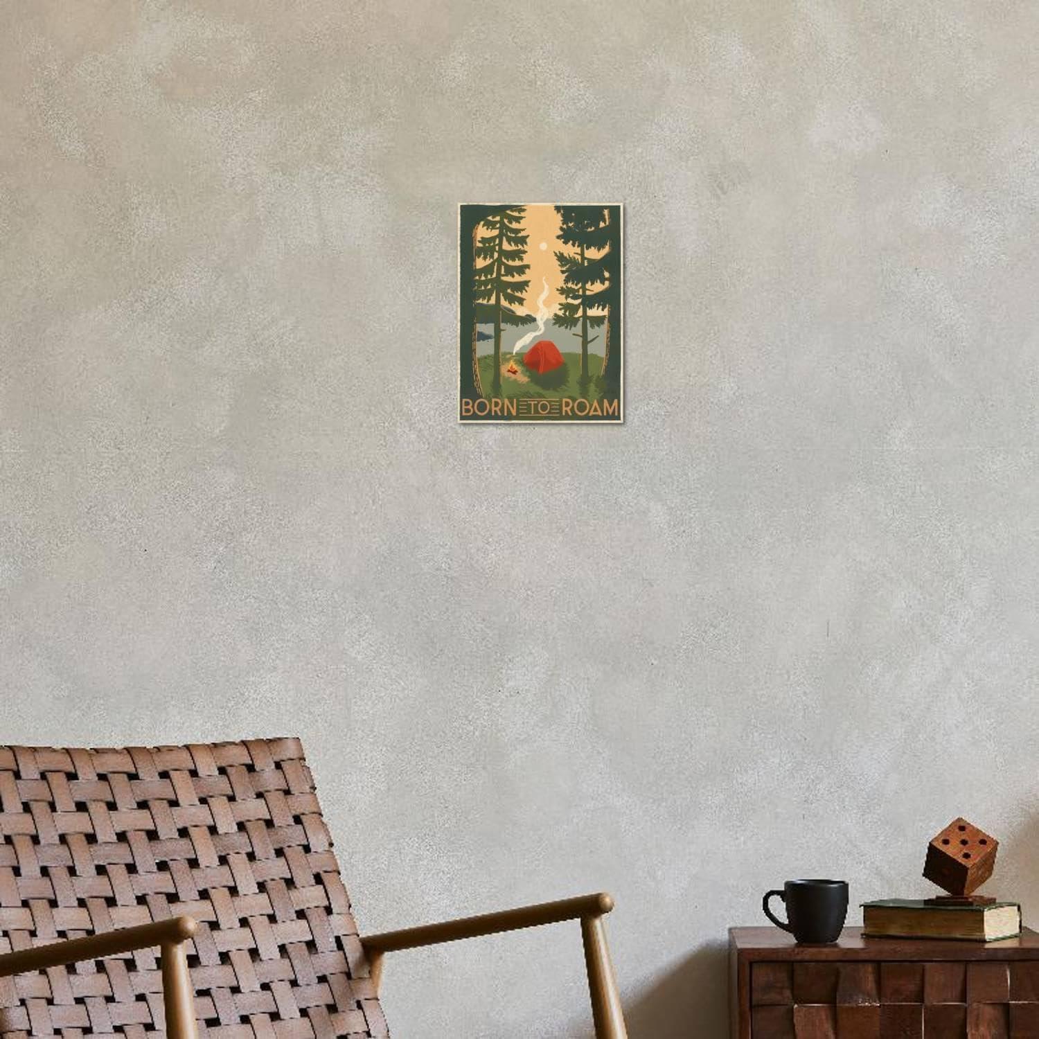 Impresión de Arte de Pared ART.COM Nacido para Vagabundear II 30x40 cm